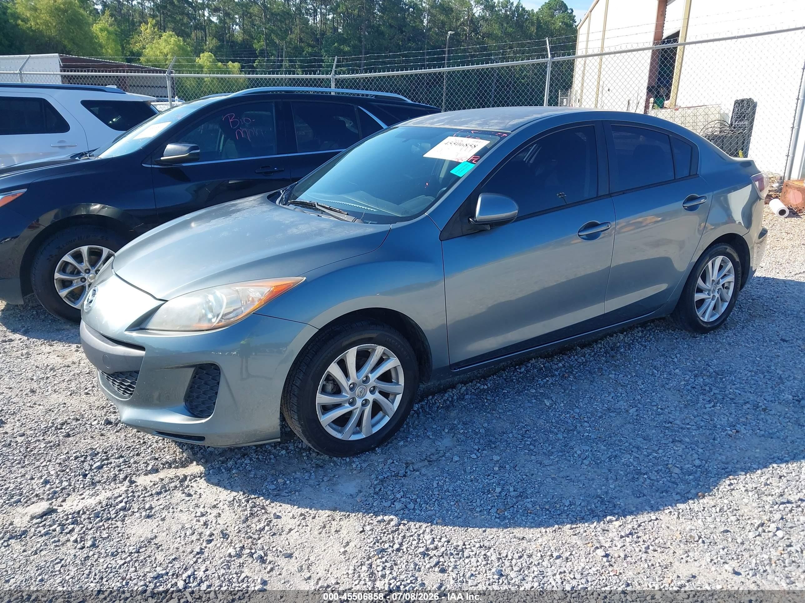 2012 Mazda Mazda3 I Touring Gray vin: JM1BL1V84C1620448