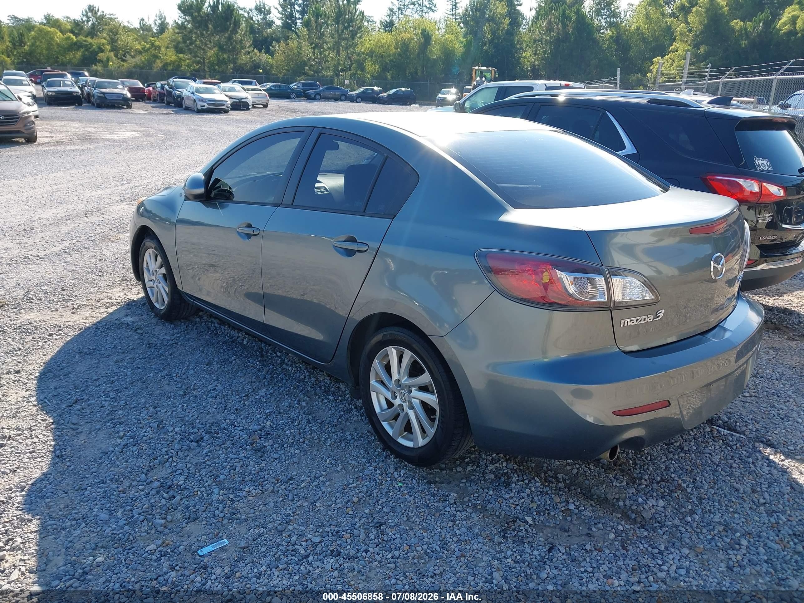 2012 Mazda Mazda3 I Touring Gray vin: JM1BL1V84C1620448