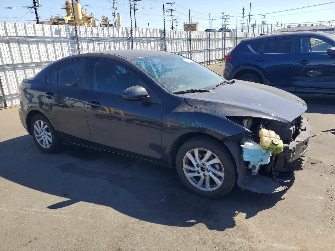 2012 Mazda 3 I Black vin: JM1BL1V84C1663963