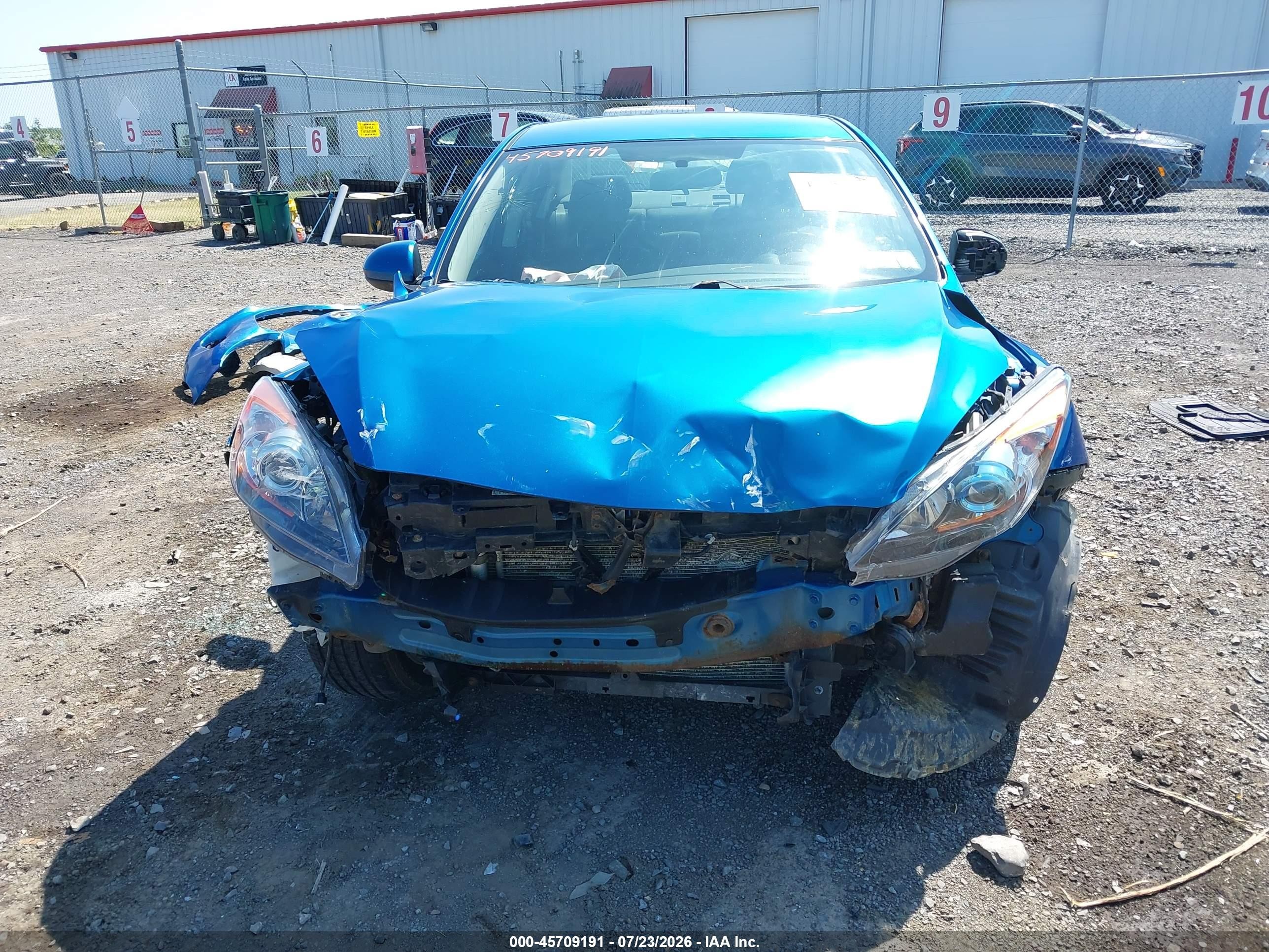 2012 Mazda Mazda3 I Touring Blue vin: JM1BL1V84C1684859