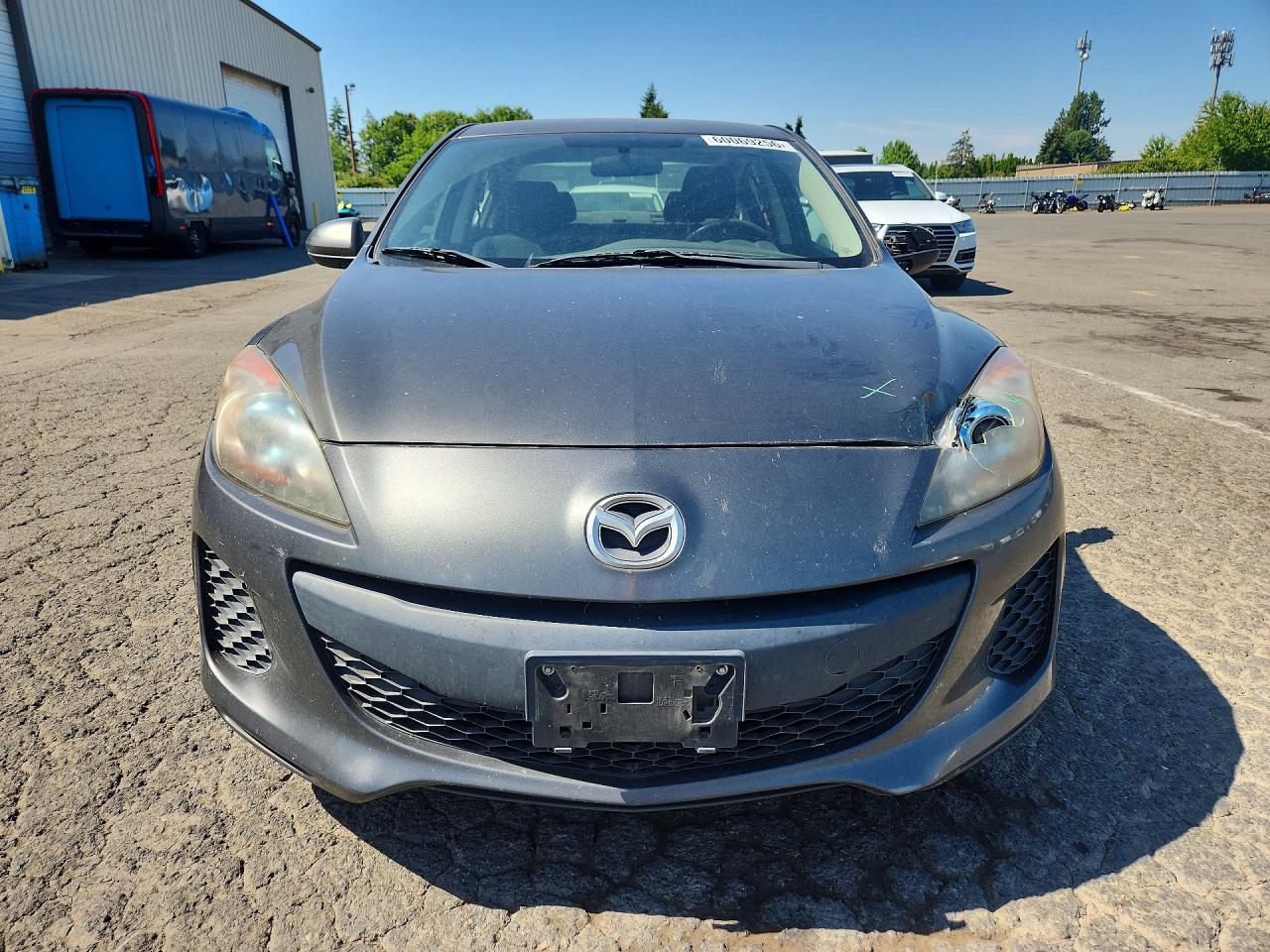 2012 Mazda 3 I Gray vin: JM1BL1V85C1545646
