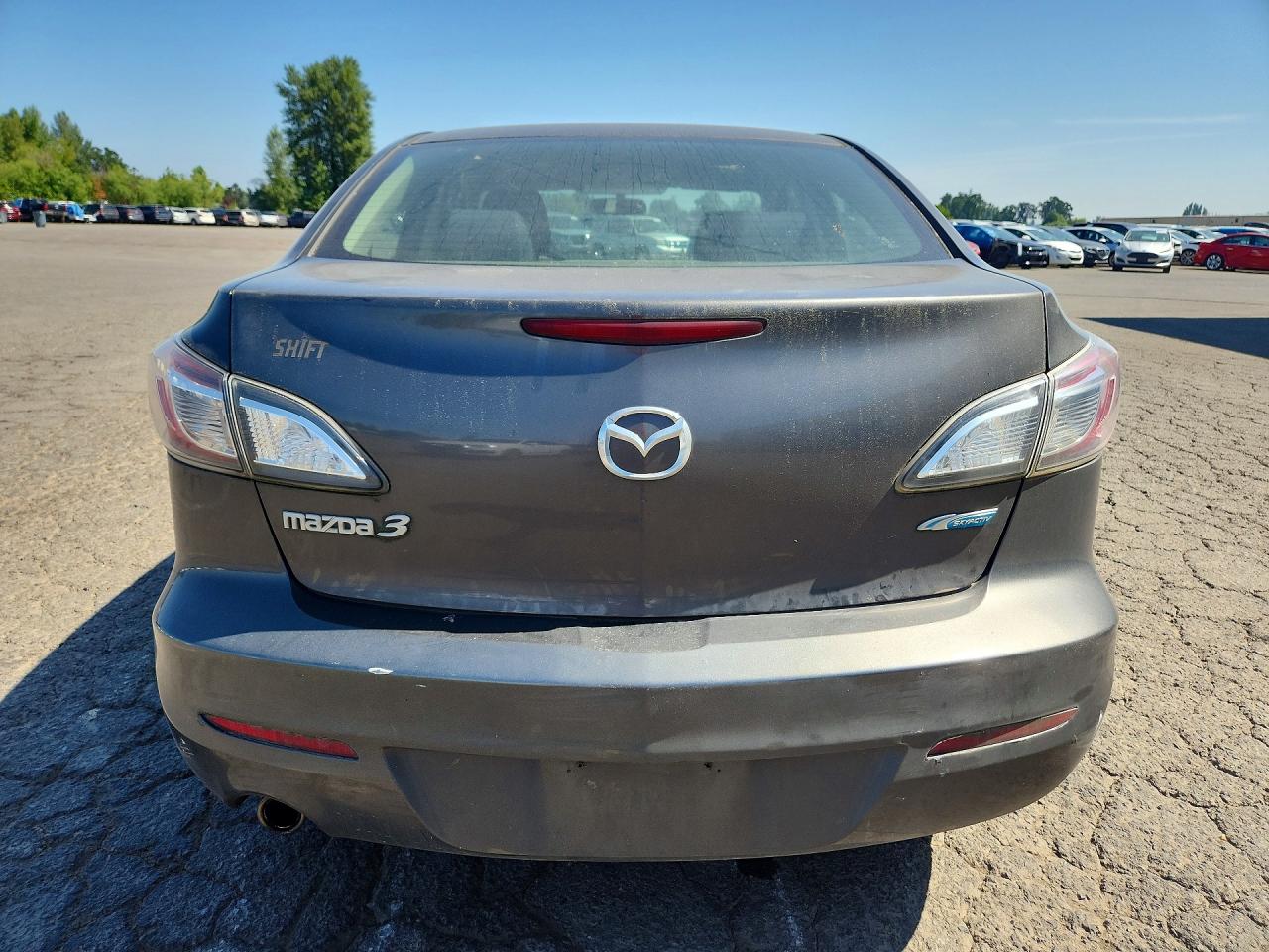 2012 Mazda 3 I Gray vin: JM1BL1V85C1545646