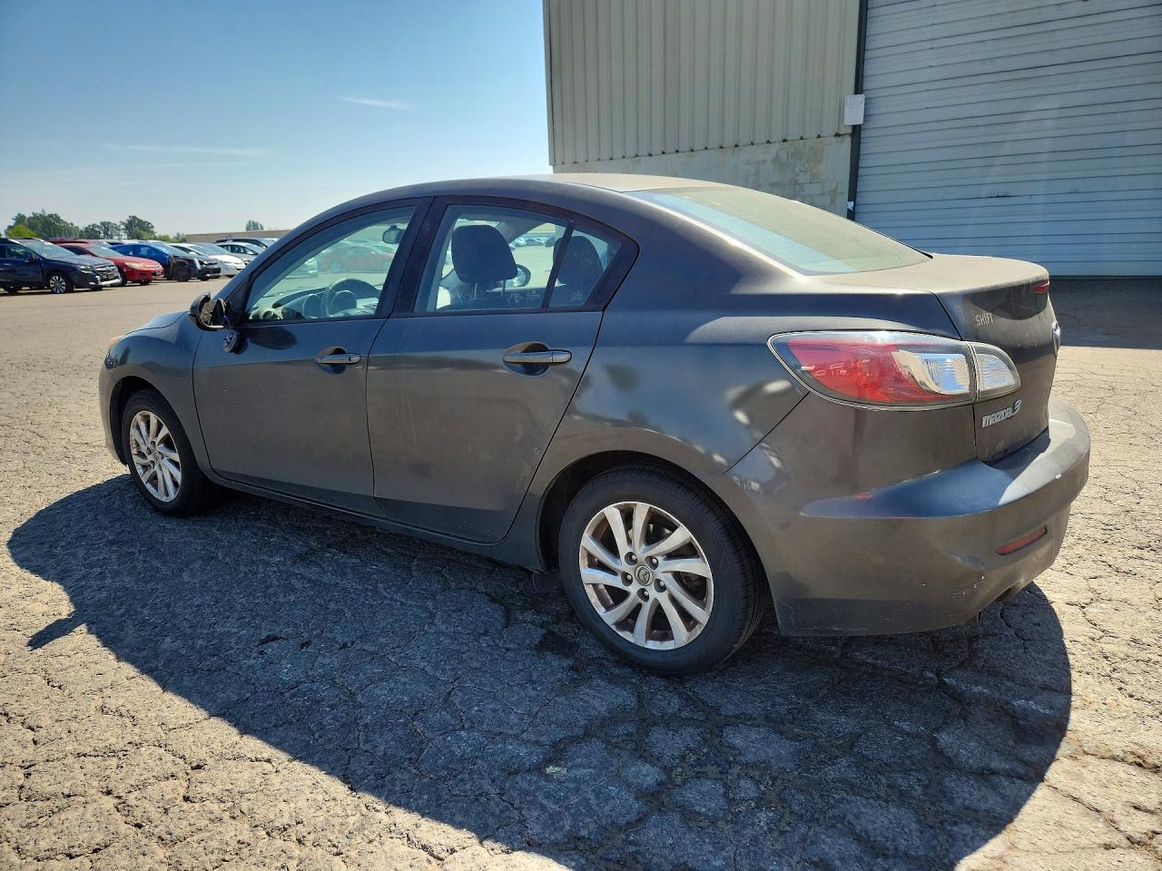 2012 Mazda 3 I Gray vin: JM1BL1V85C1545646