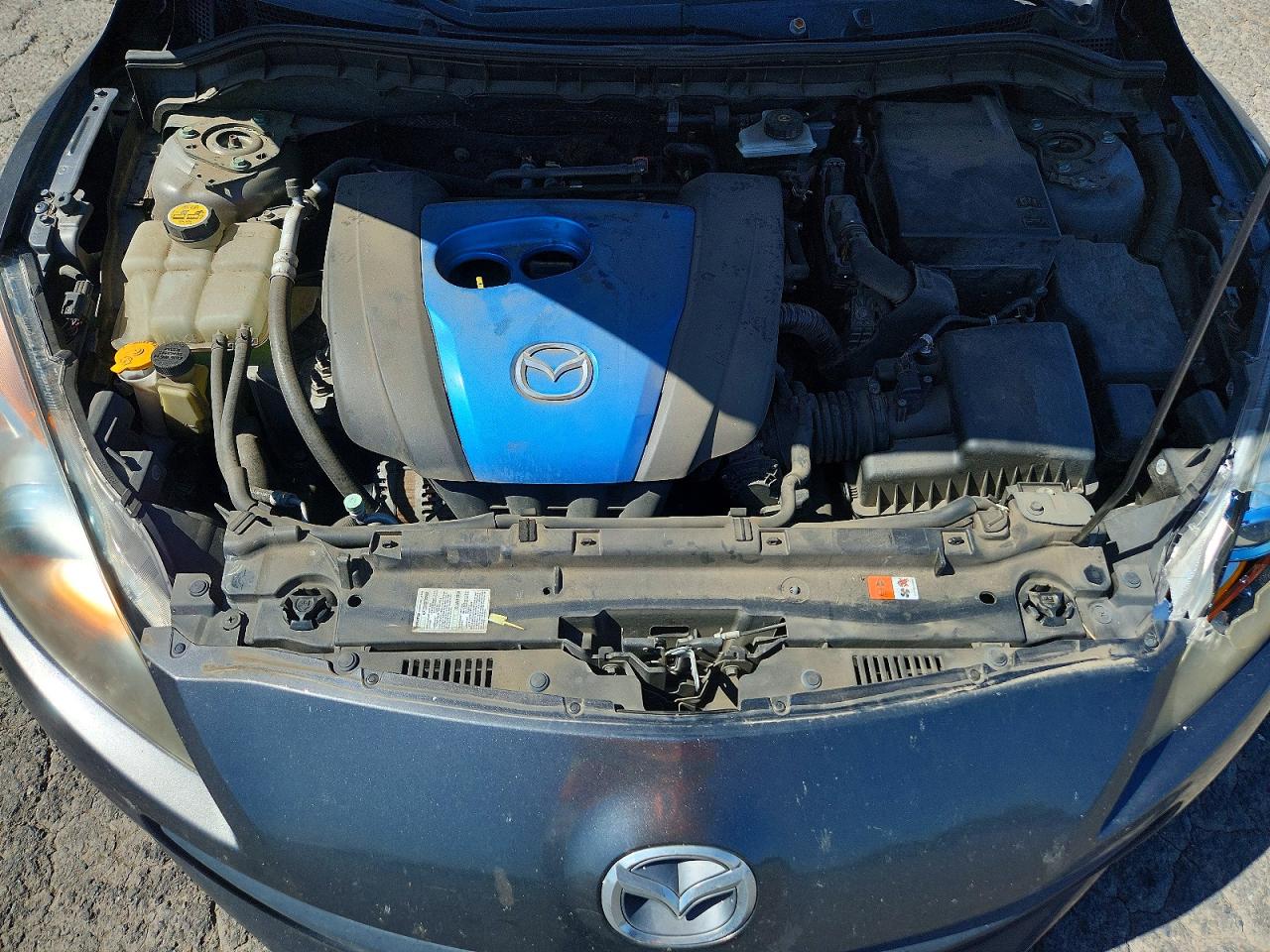 2012 Mazda 3 I Gray vin: JM1BL1V85C1545646