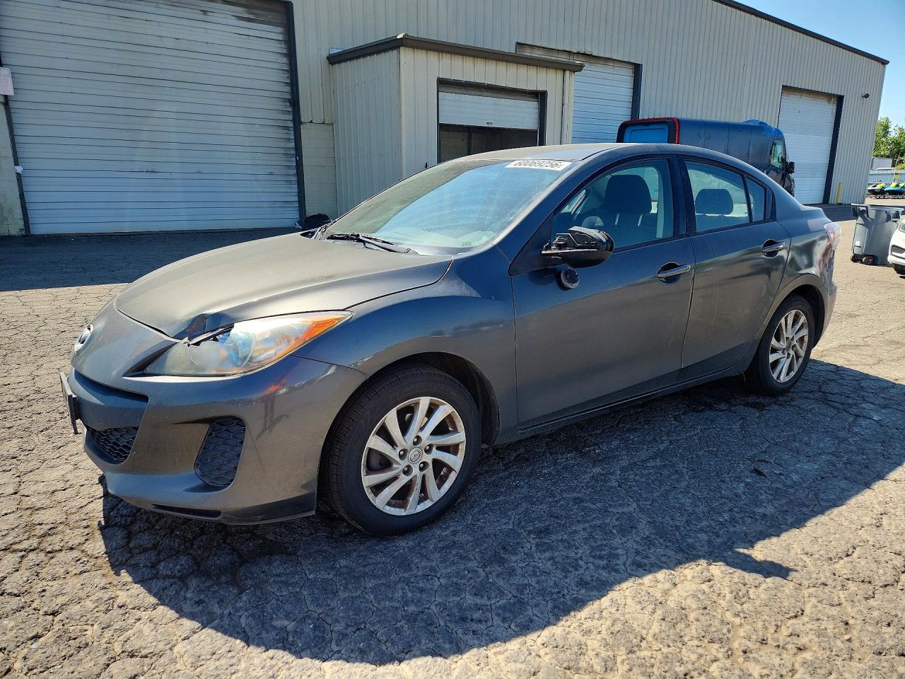 2012 Mazda 3 I Gray vin: JM1BL1V85C1545646