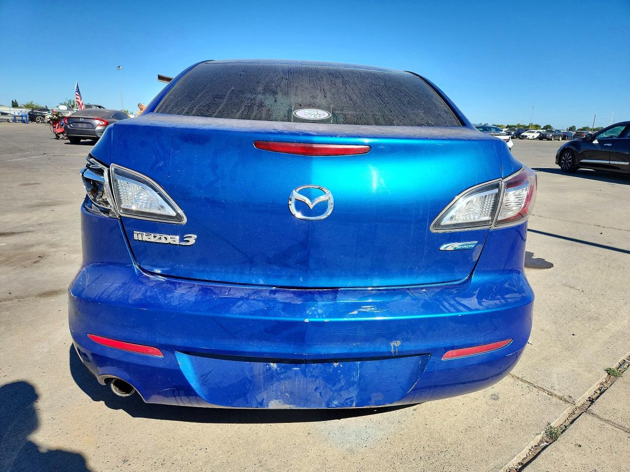 2012 Mazda 3 I Blue vin: JM1BL1V85C1579845