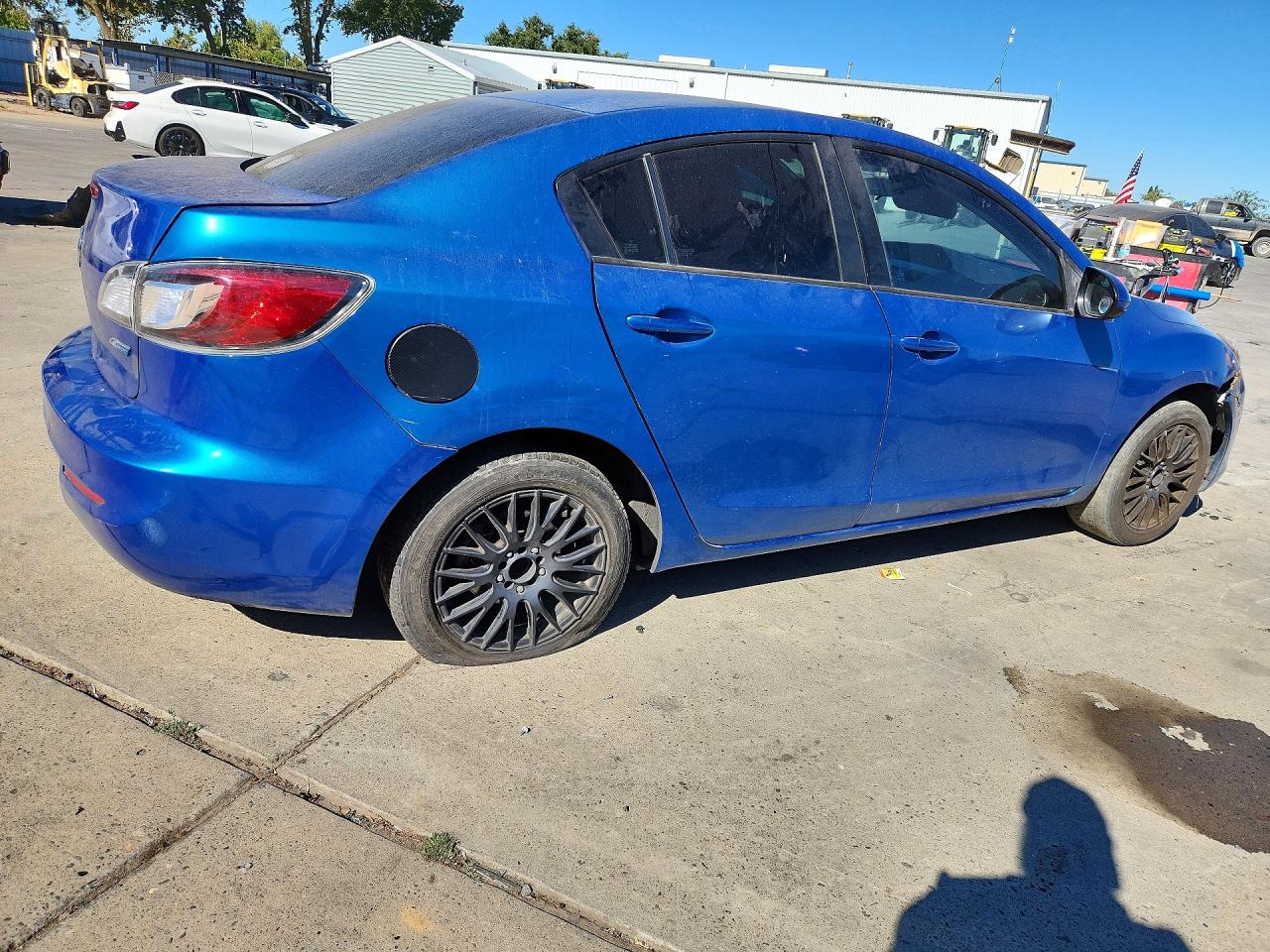 2012 Mazda 3 I Blue vin: JM1BL1V85C1579845