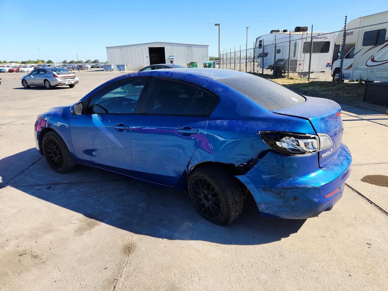 2012 Mazda 3 I Blue vin: JM1BL1V85C1579845
