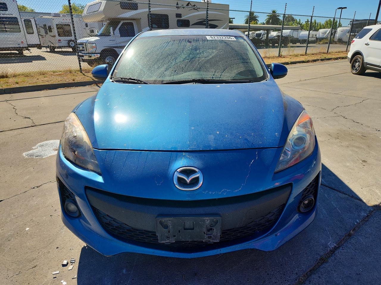 2012 Mazda 3 I Blue vin: JM1BL1V85C1579845