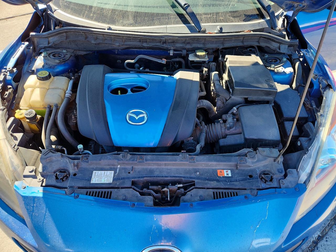 2012 Mazda 3 I Blue vin: JM1BL1V85C1579845