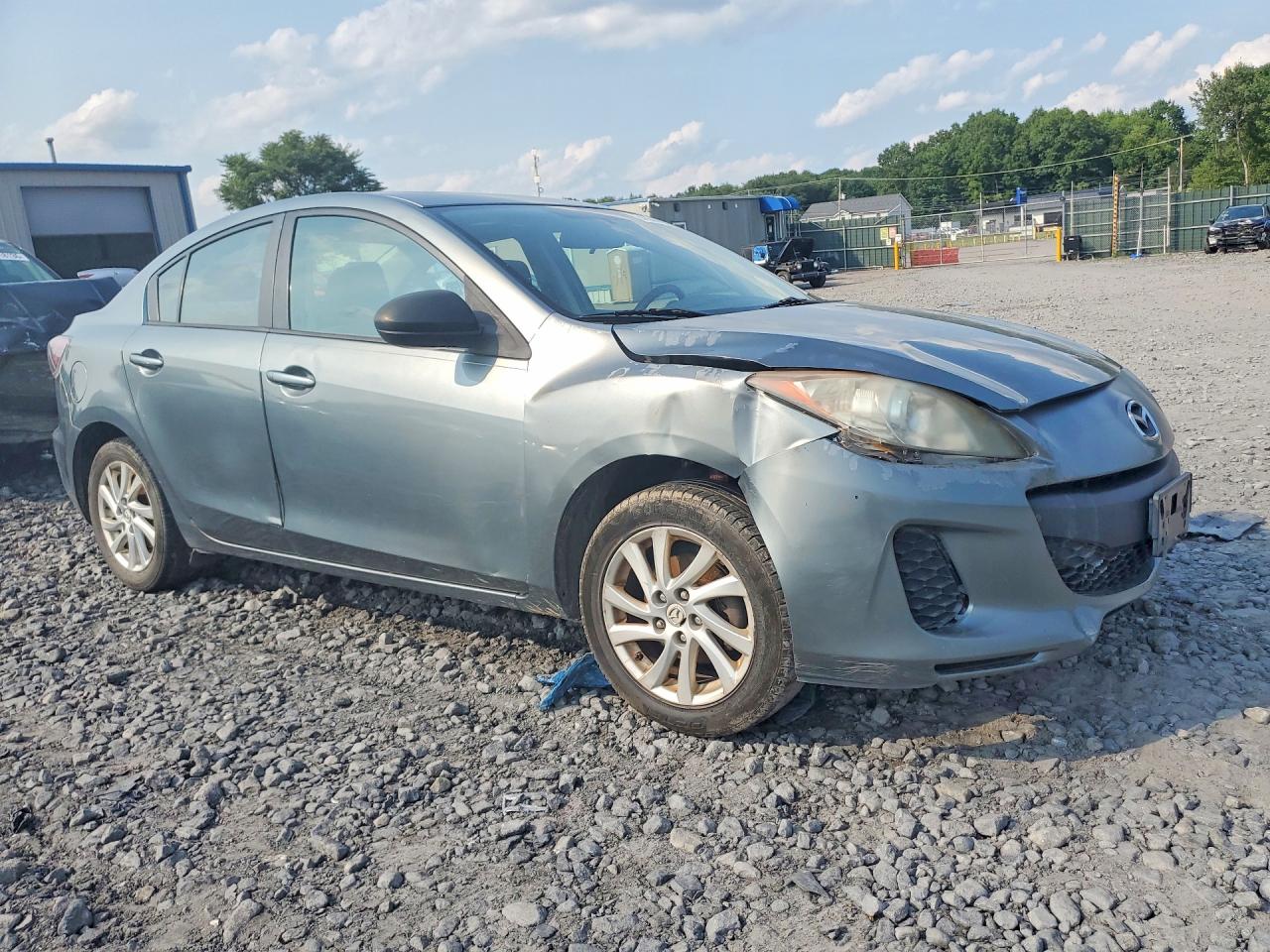 2012 Mazda 3 I Серебряный vin: JM1BL1V85C1635380