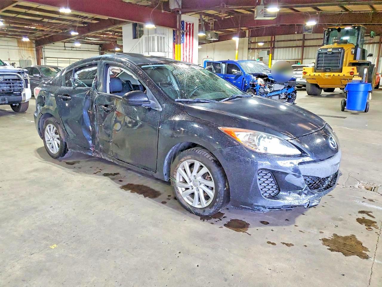 2012 Mazda 3 I Black vin: JM1BL1V85C1677600