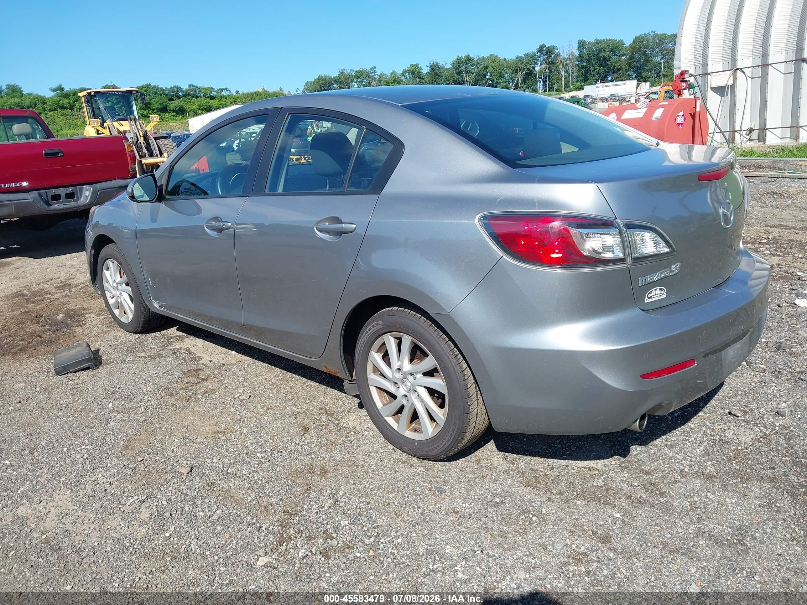 2012 Mazda Mazda3 I Touring Gray vin: JM1BL1V86C1523686