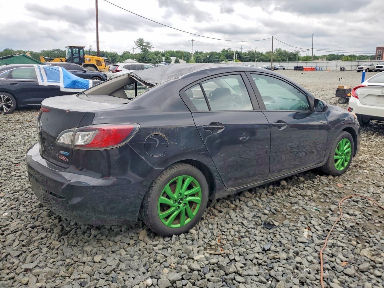 2012 Mazda 3 I Black vin: JM1BL1V86C1543968