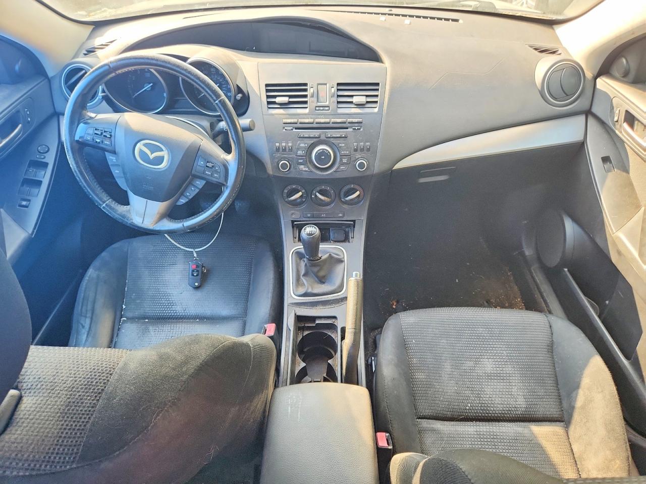 2012 Mazda 3 I Black vin: JM1BL1V86C1543968