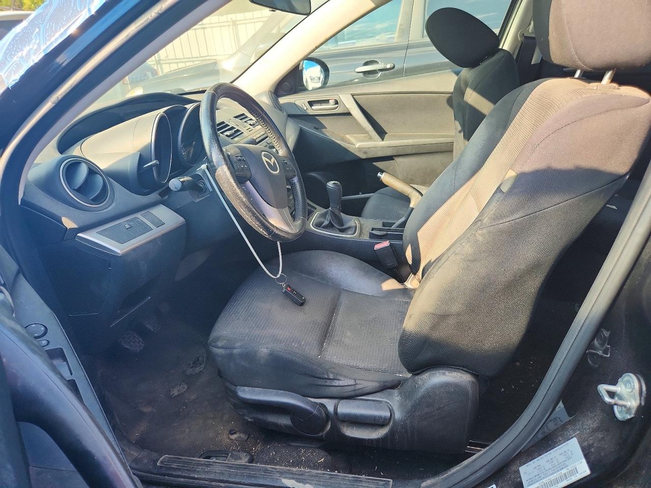 2012 Mazda 3 I Black vin: JM1BL1V86C1543968