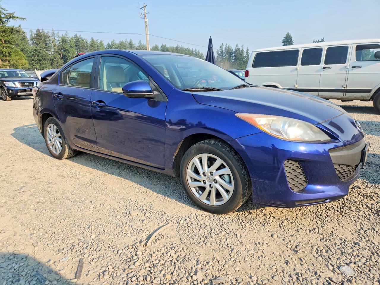 2012 Mazda 3 I Синий vin: JM1BL1V86C1626820