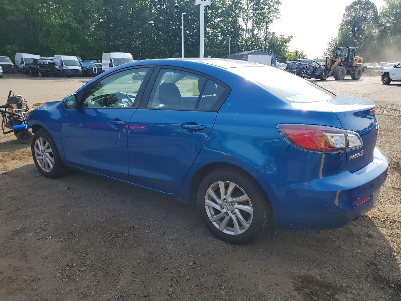 2012 Mazda 3 I Blue vin: JM1BL1V87C1529920
