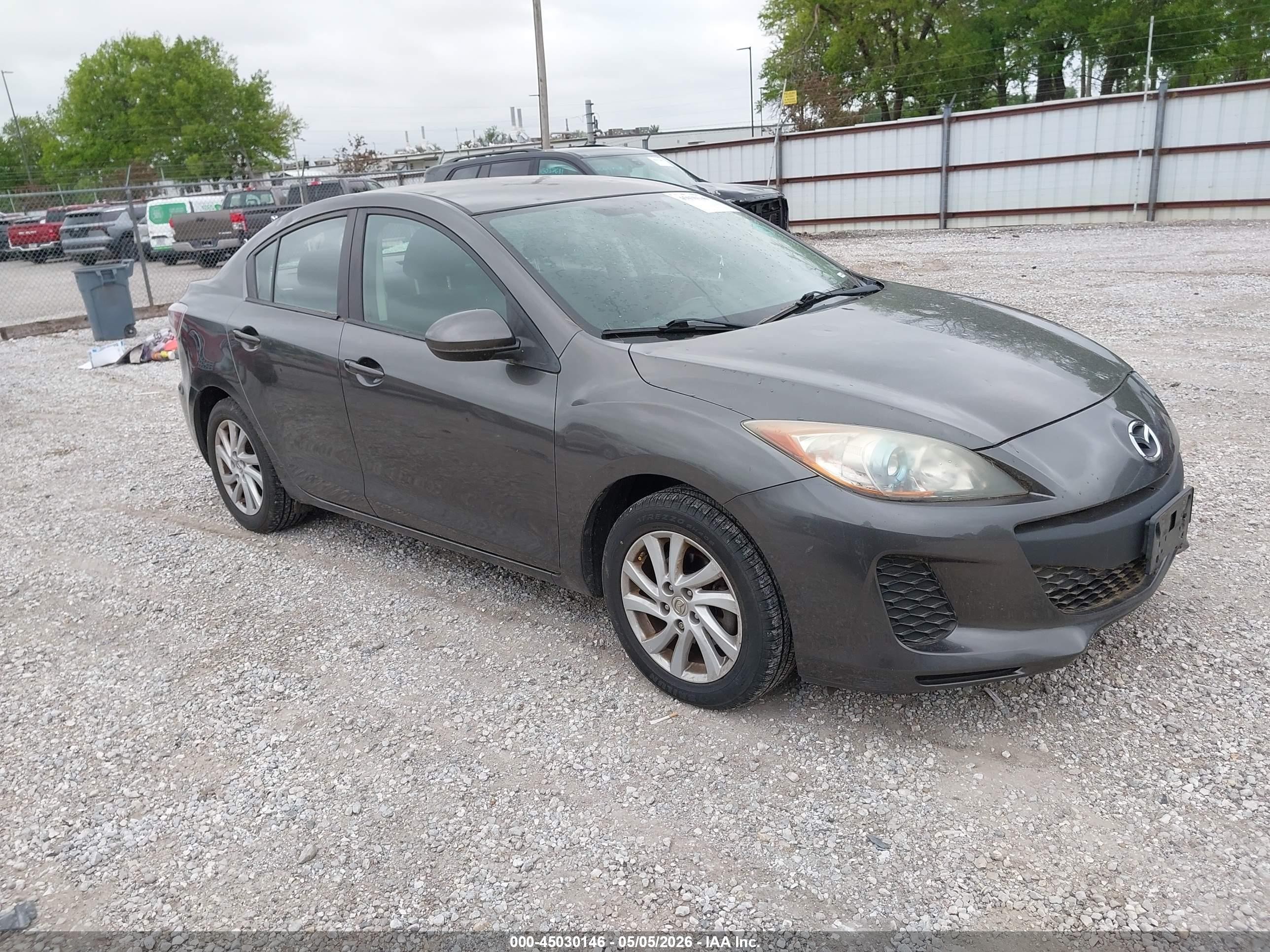 2012 Mazda Mazda3 I Touring Gray vin: JM1BL1V87C1678831