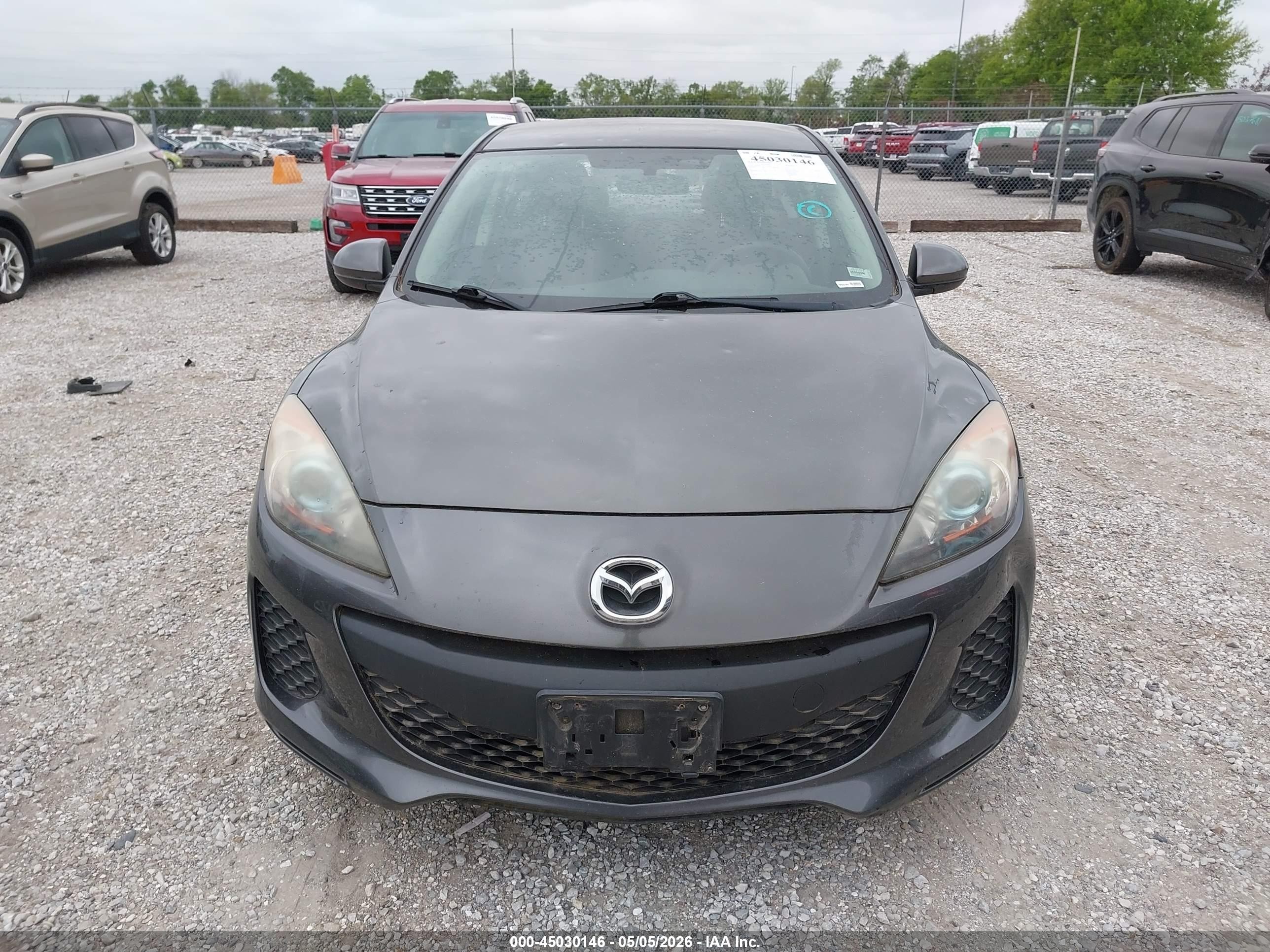 2012 Mazda Mazda3 I Touring Gray vin: JM1BL1V87C1678831