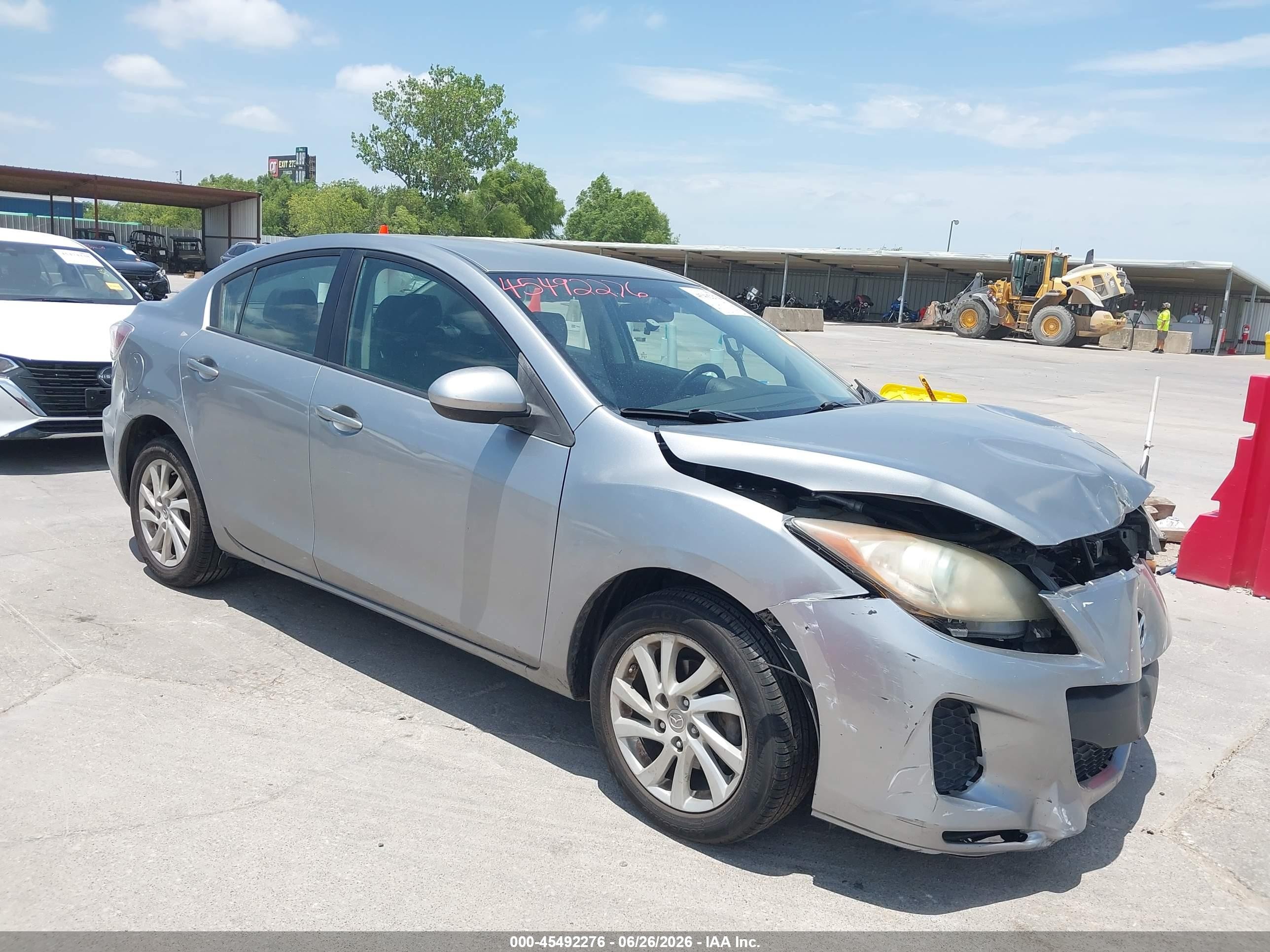 2012 Mazda Mazda3 I Touring Silver vin: JM1BL1V87C1685410
