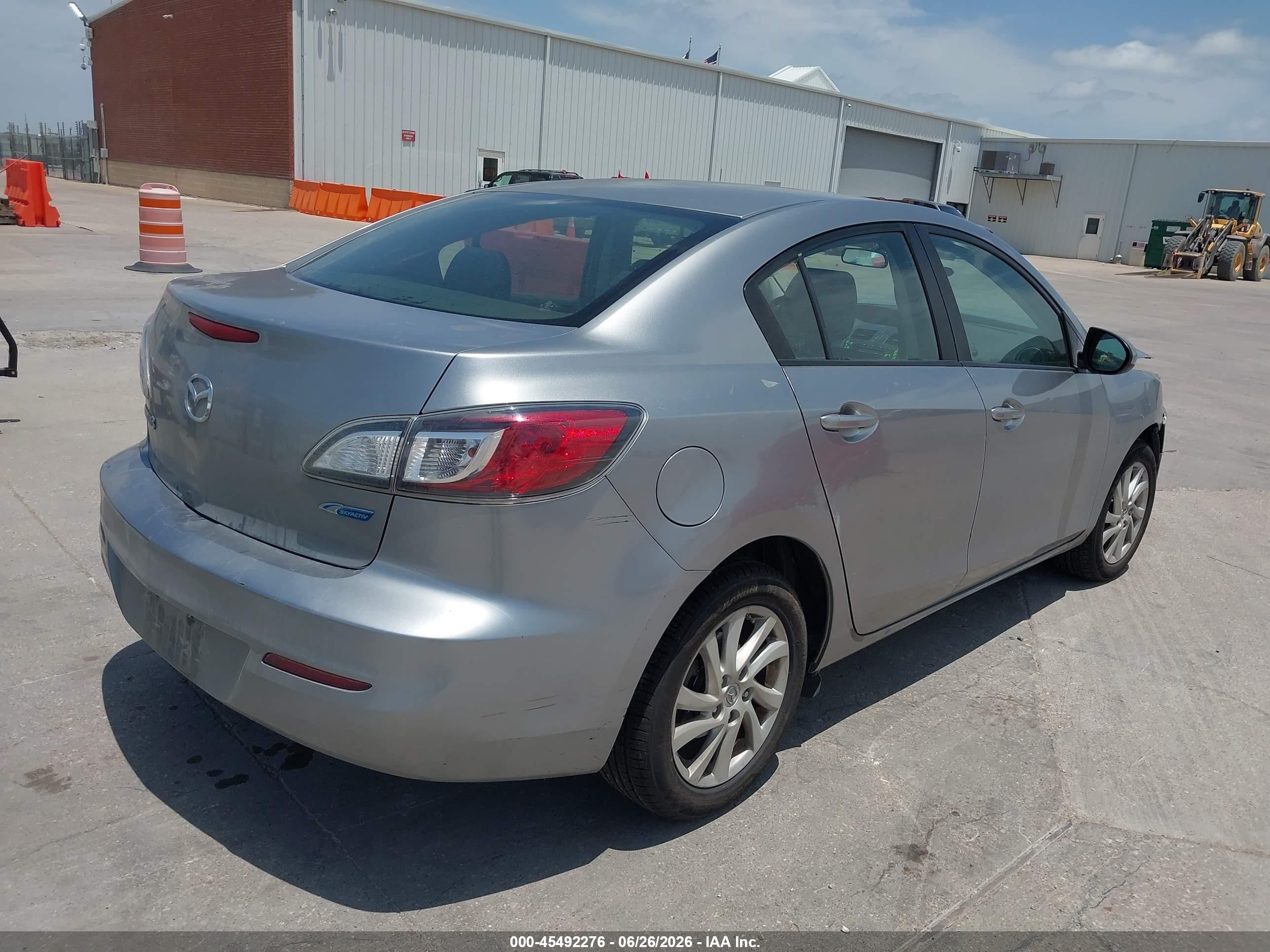 2012 Mazda Mazda3 I Touring Silver vin: JM1BL1V87C1685410