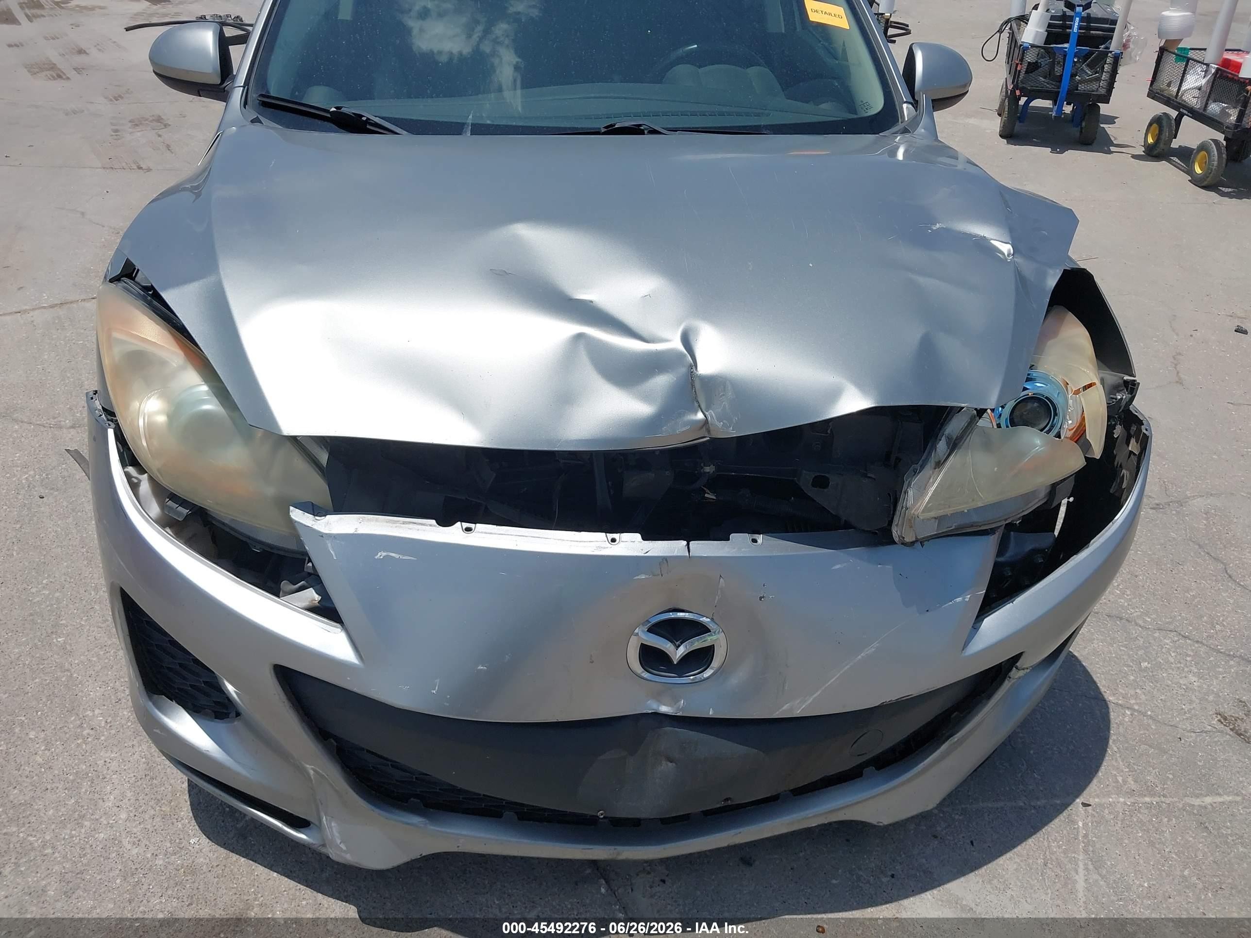 2012 Mazda Mazda3 I Touring Silver vin: JM1BL1V87C1685410