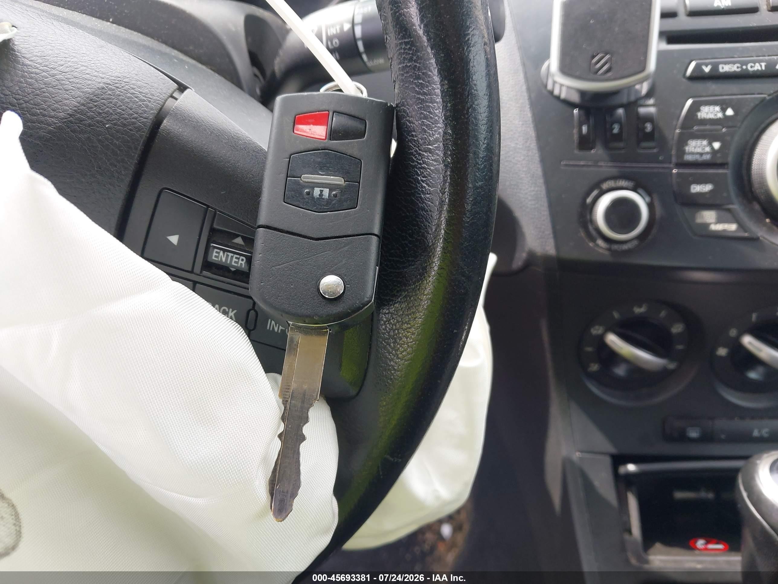 2012 Mazda Mazda3 I Touring Синий vin: JM1BL1V87C1698786