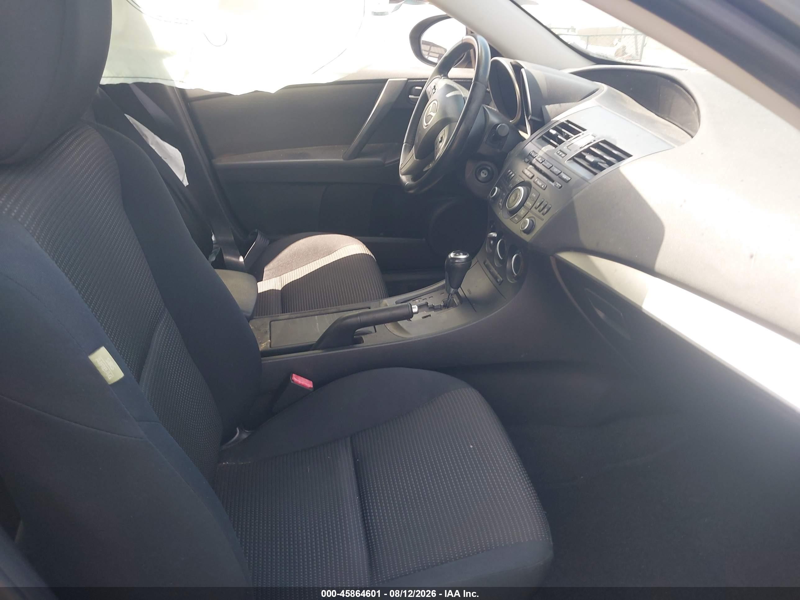 2012 Mazda Mazda3 I Touring Gray vin: JM1BL1V88C1630626