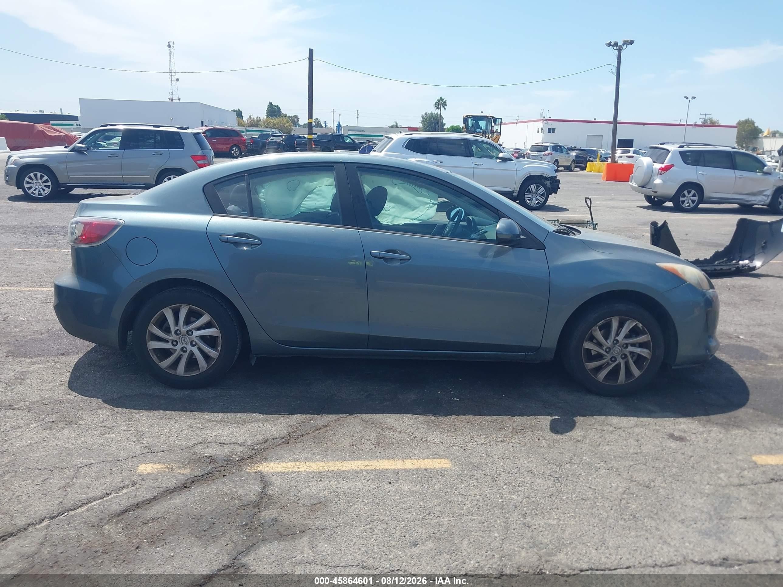 2012 Mazda Mazda3 I Touring Gray vin: JM1BL1V88C1630626