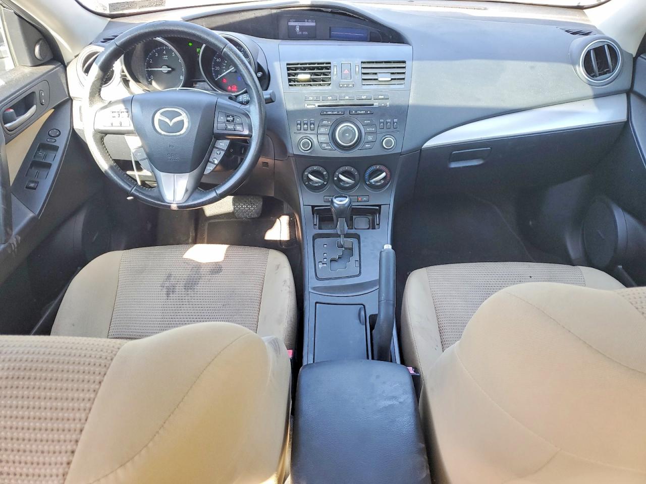 2012 Mazda 3 I Gray vin: JM1BL1V88C1679678