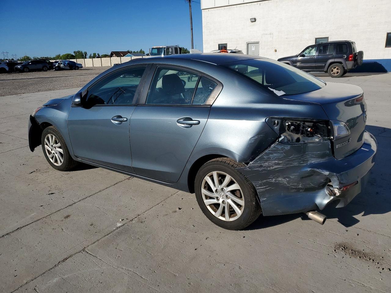 2012 Mazd Mazda3 I Gray vin: JM1BL1V88C1693371