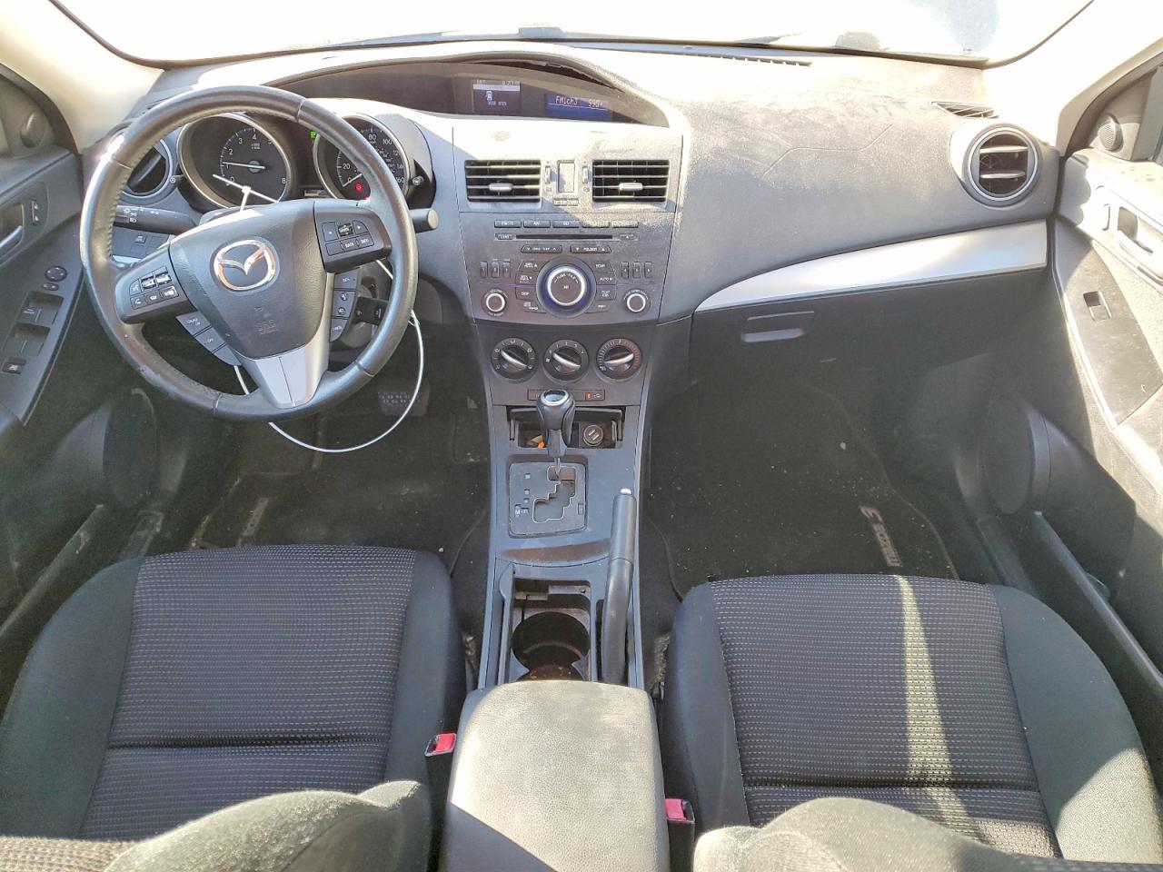 2012 Mazd Mazda3 I Gray vin: JM1BL1V88C1693371