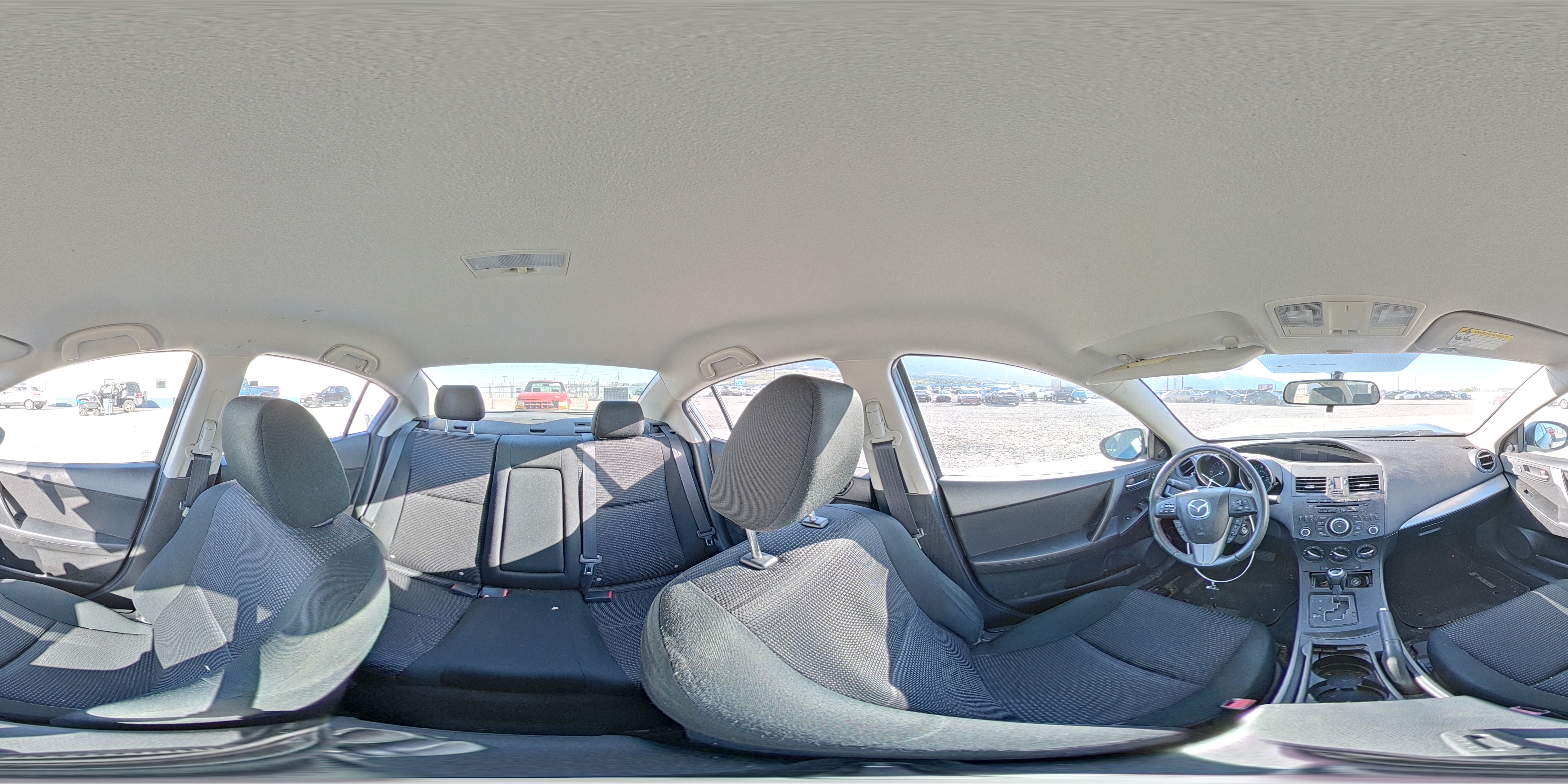 2012 Mazd Mazda3 I Gray vin: JM1BL1V88C1693371