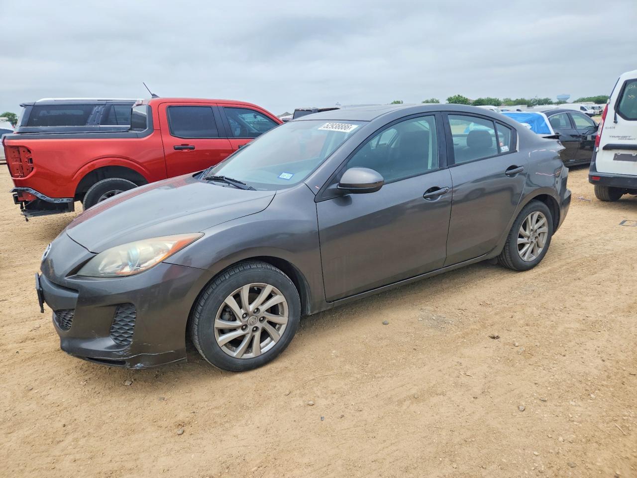 2012 Mazda 3 I Black vin: JM1BL1V89C1599838