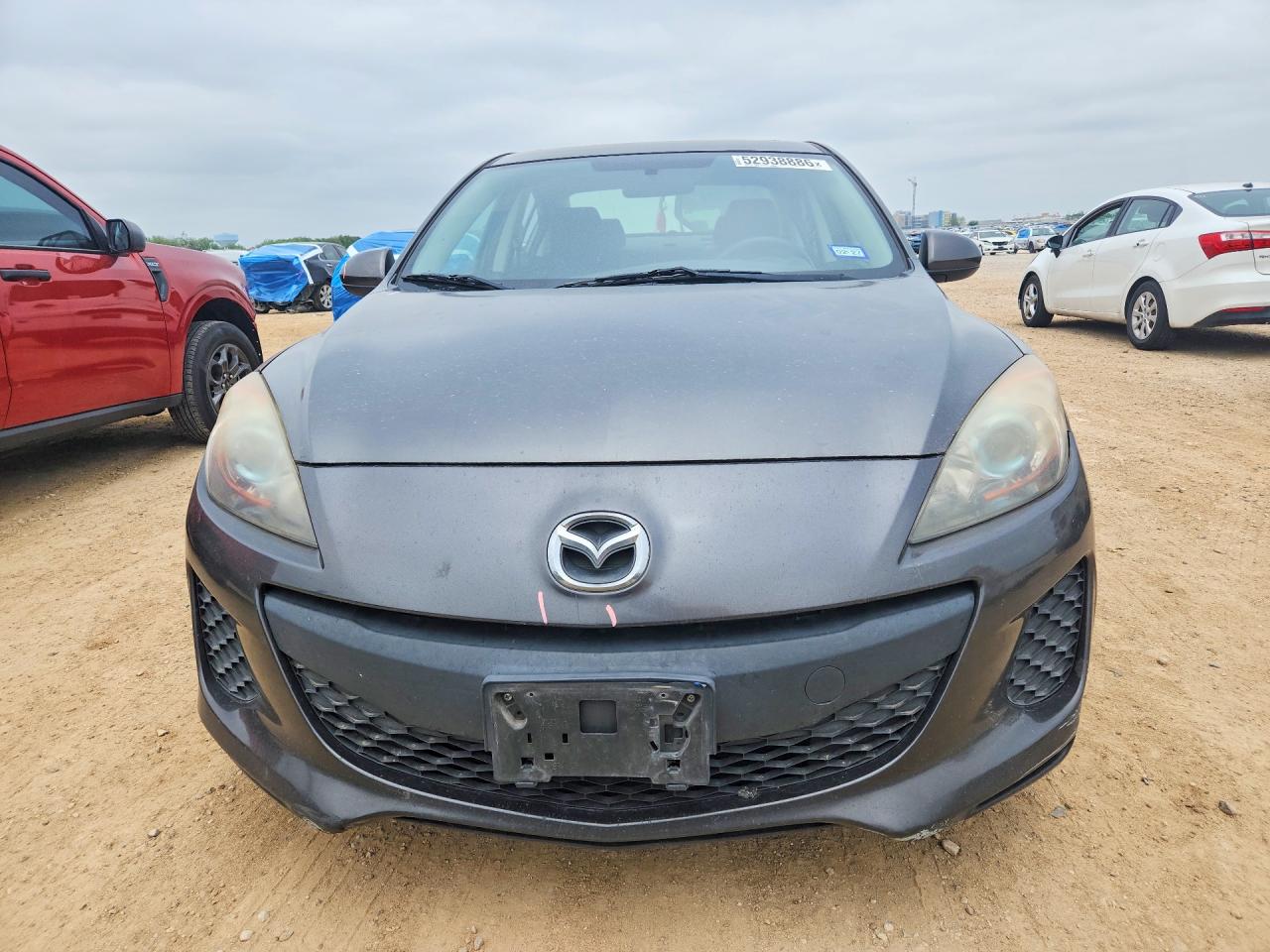 2012 Mazda 3 I Black vin: JM1BL1V89C1599838
