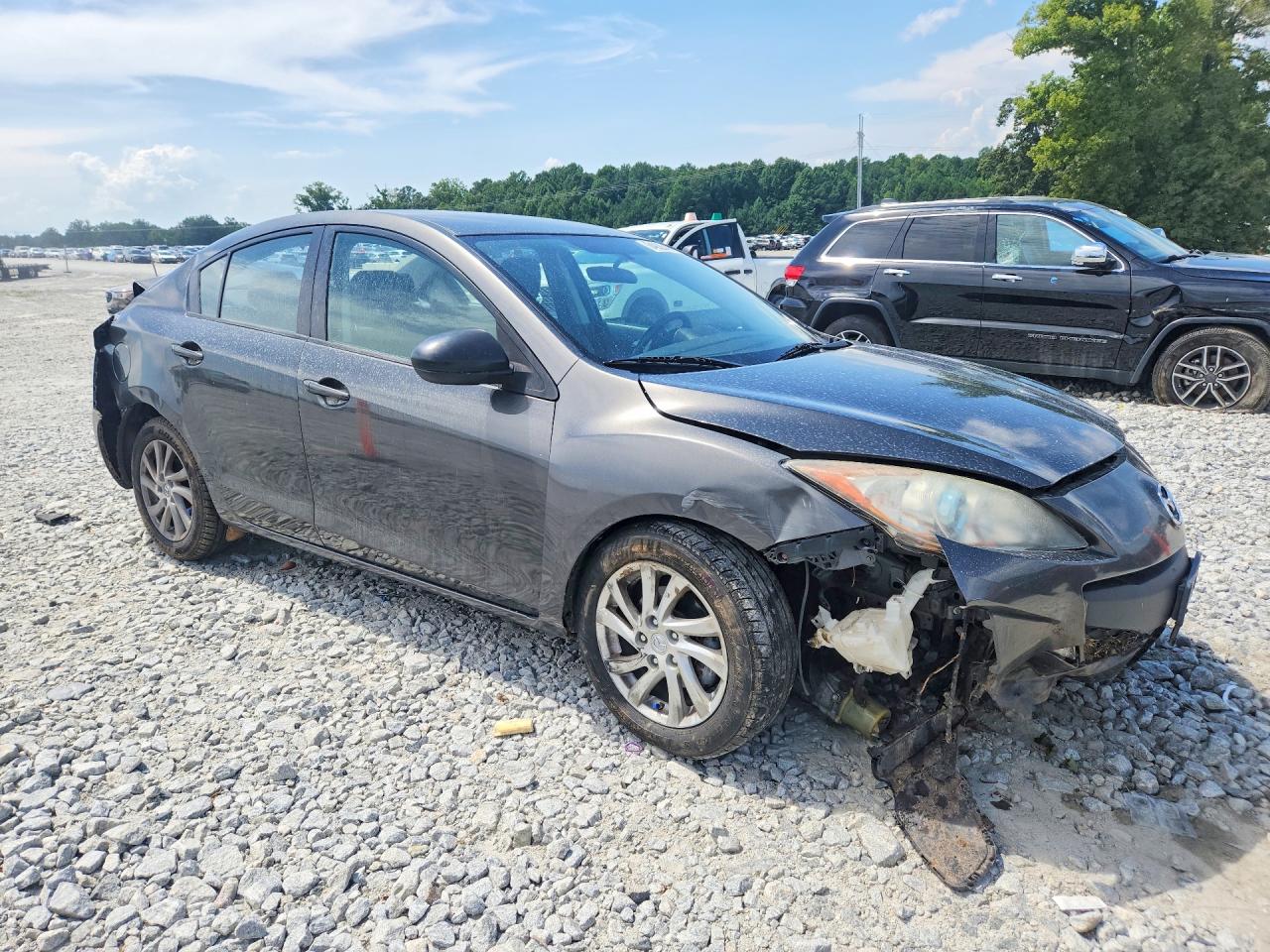 2012 Mazda 3 I Black vin: JM1BL1V89C1685375