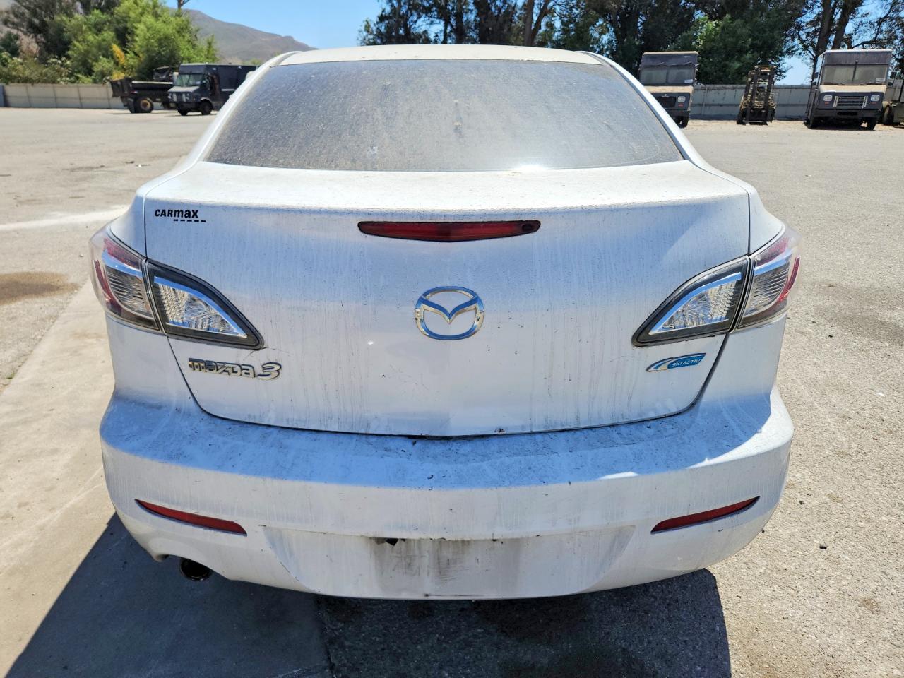 2013 Mazda 3 I White vin: JM1BL1V89D1709076