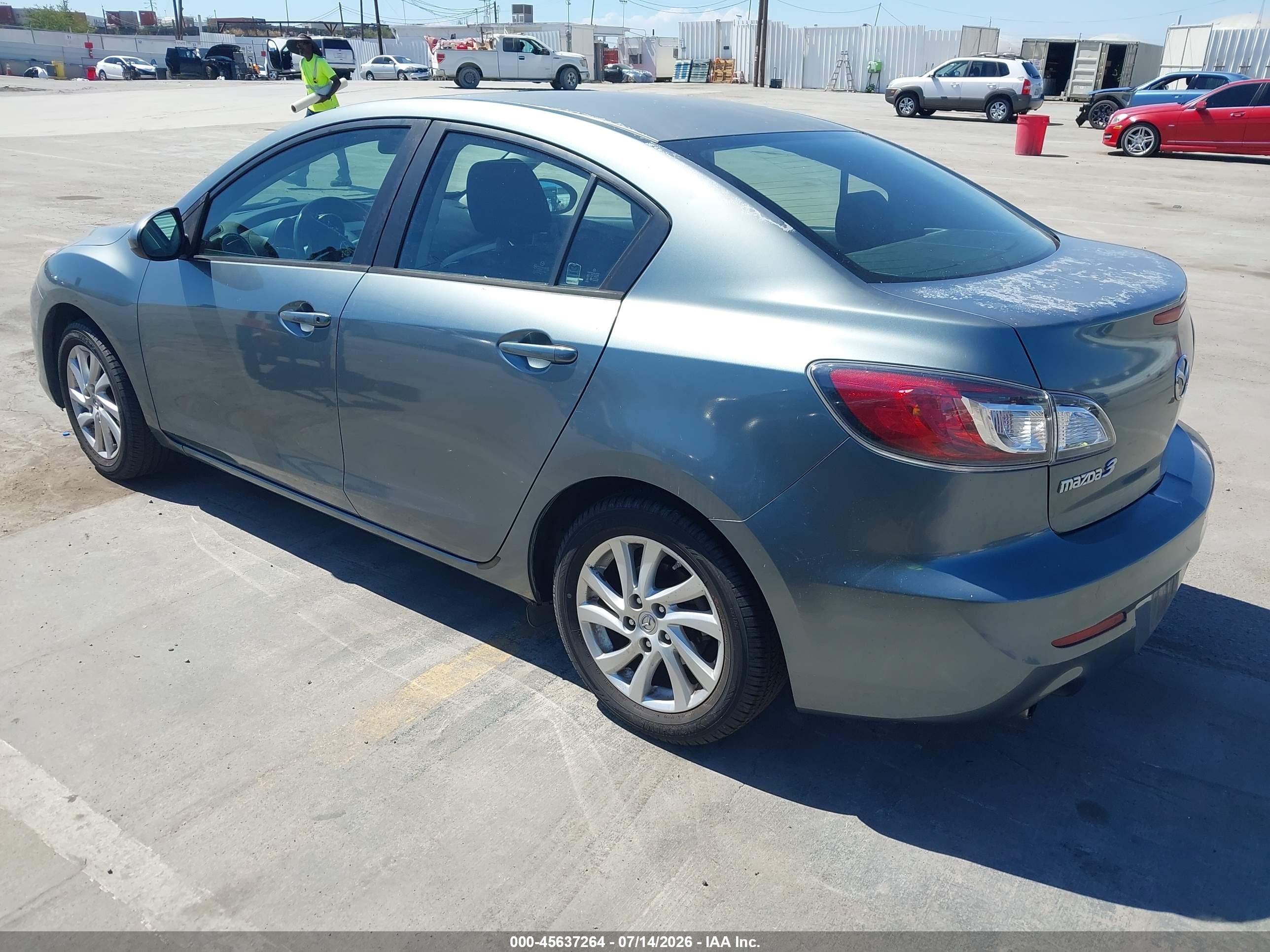 2012 Mazda Mazda3 I Touring Gray vin: JM1BL1V8XC1546484