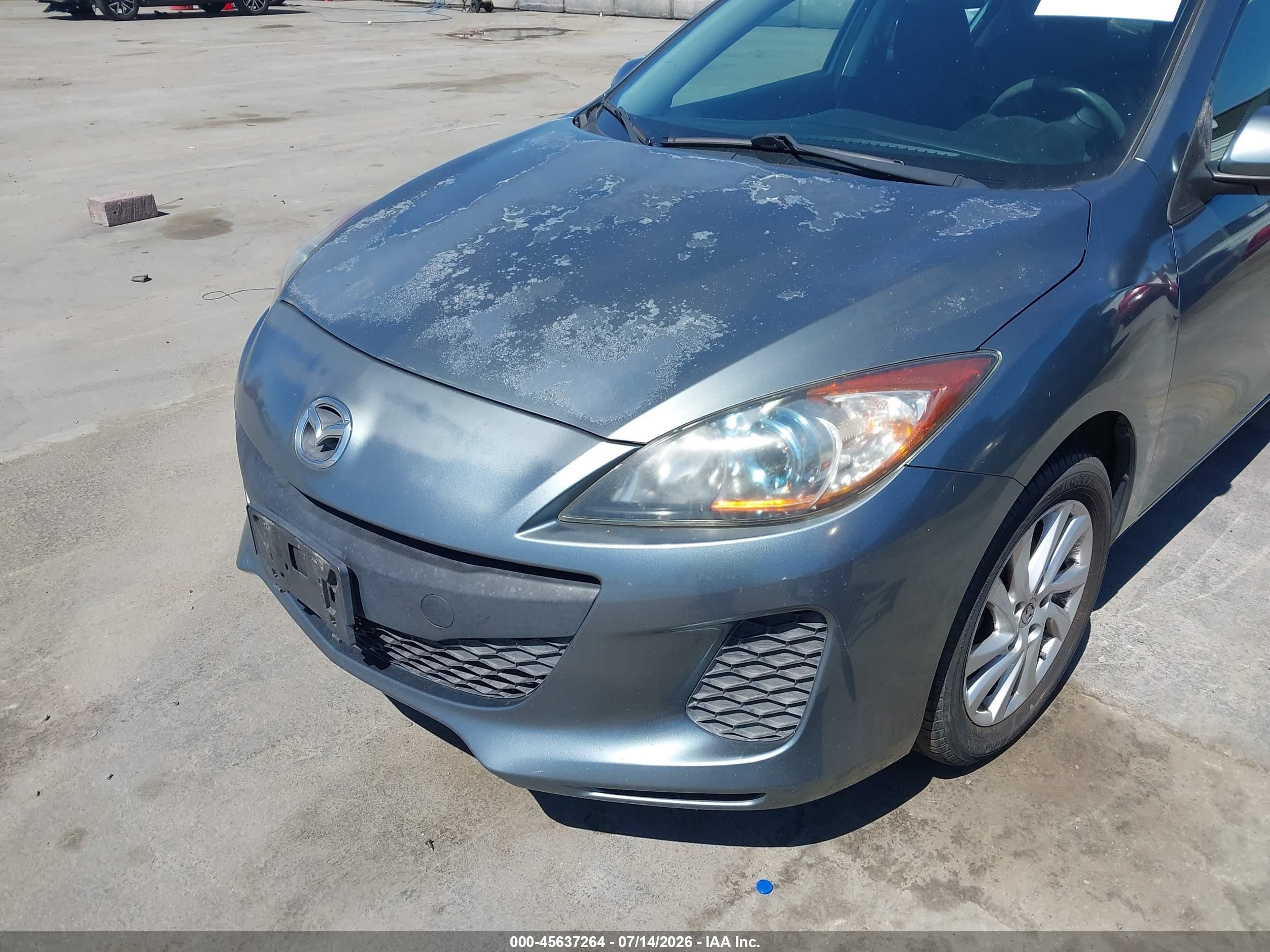 2012 Mazda Mazda3 I Touring Gray vin: JM1BL1V8XC1546484