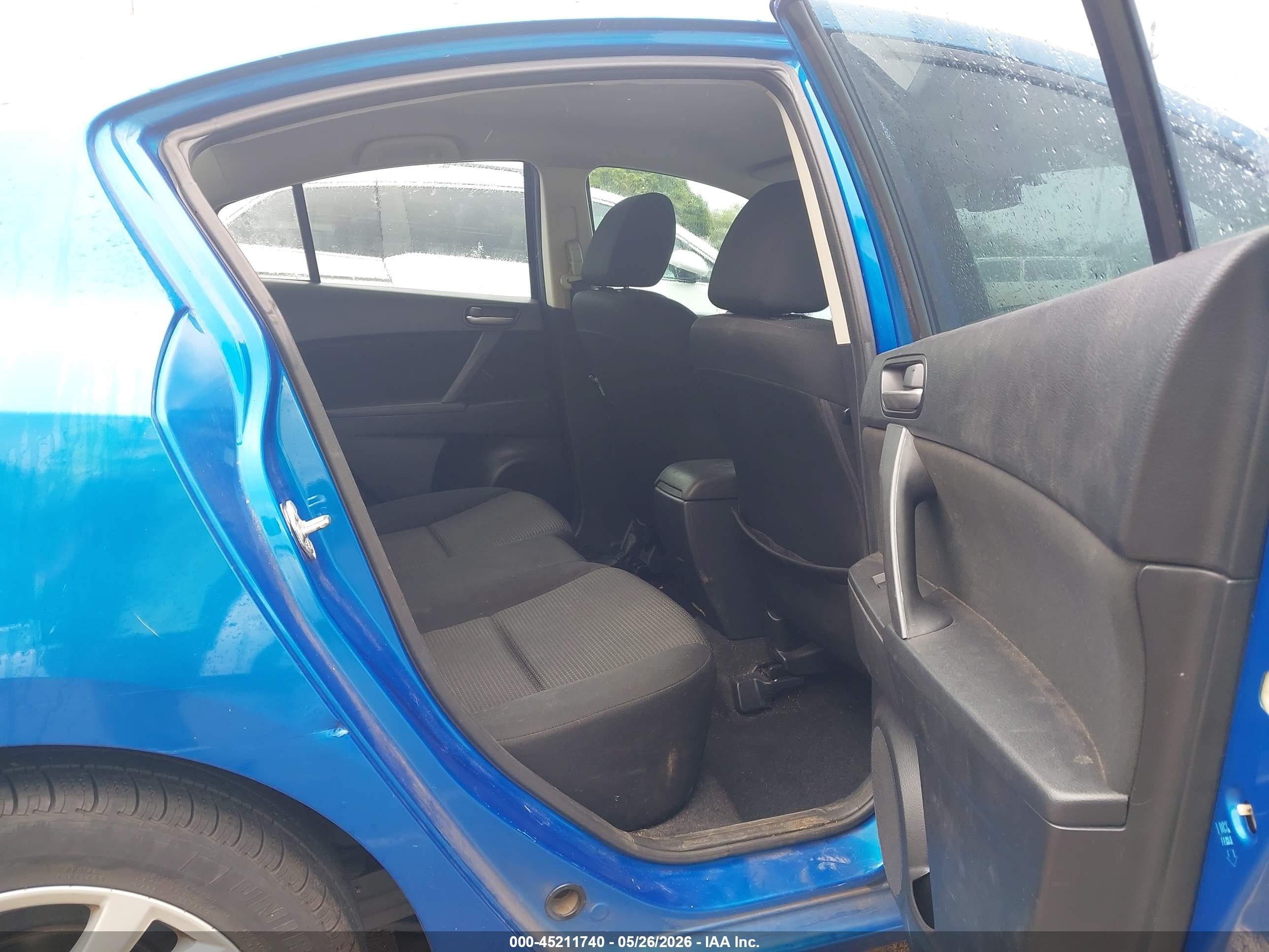 2012 Mazda Mazda3 I Touring Blue vin: JM1BL1V8XC1608787