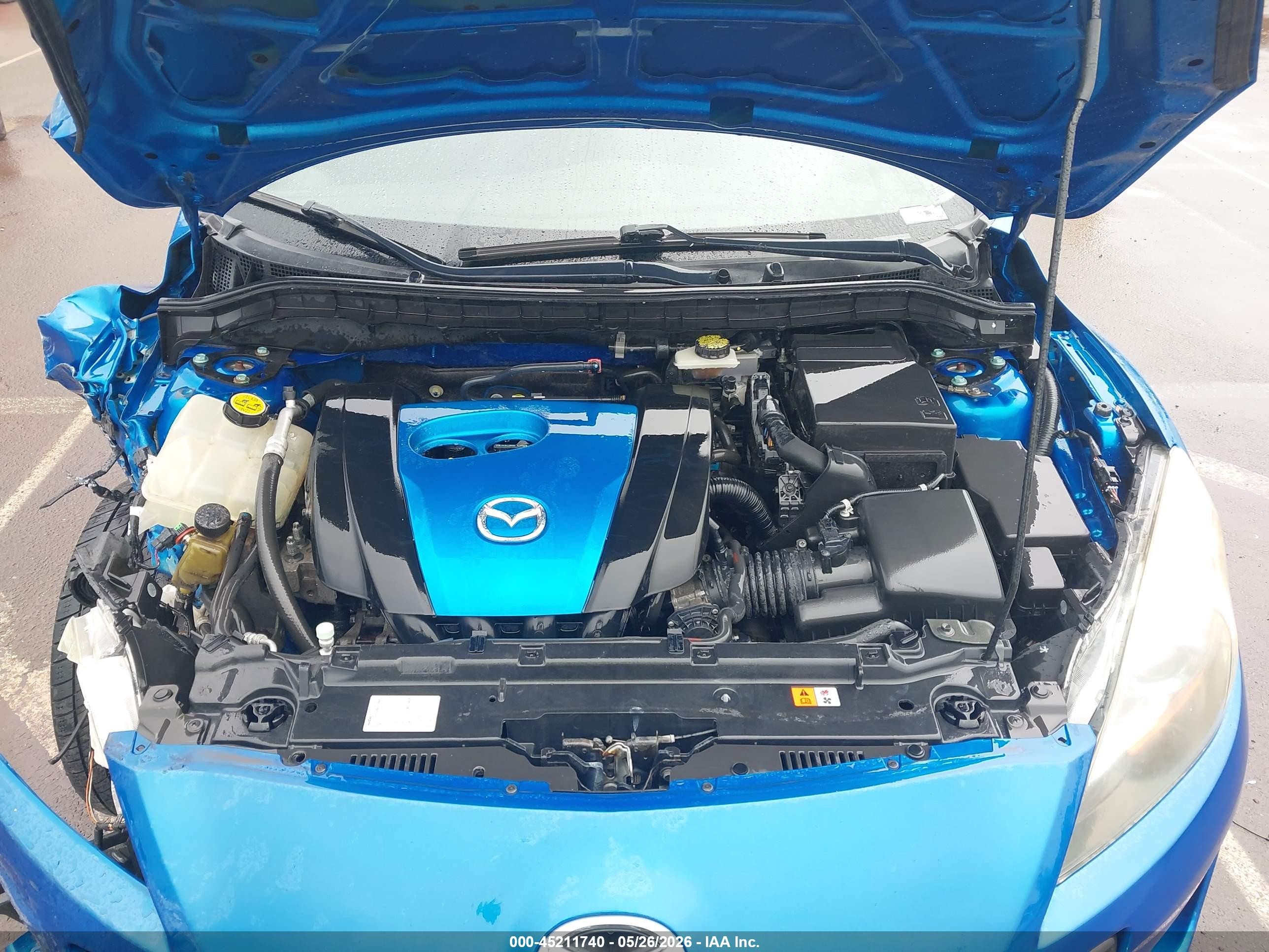 2012 Mazda Mazda3 I Touring Blue vin: JM1BL1V8XC1608787