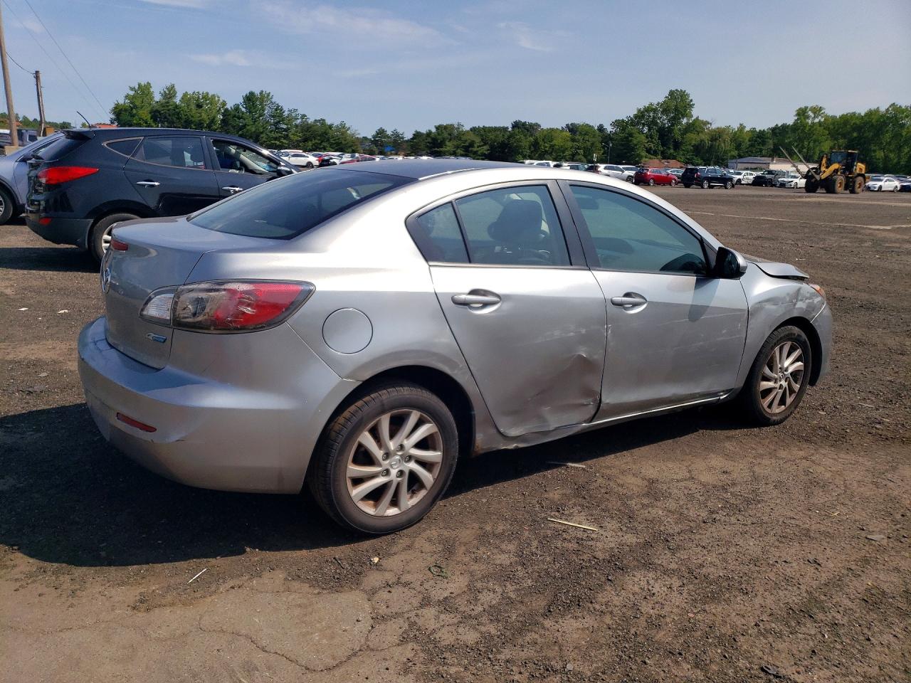 2012 Mazda 3 I Gray vin: JM1BL1V8XC1634631
