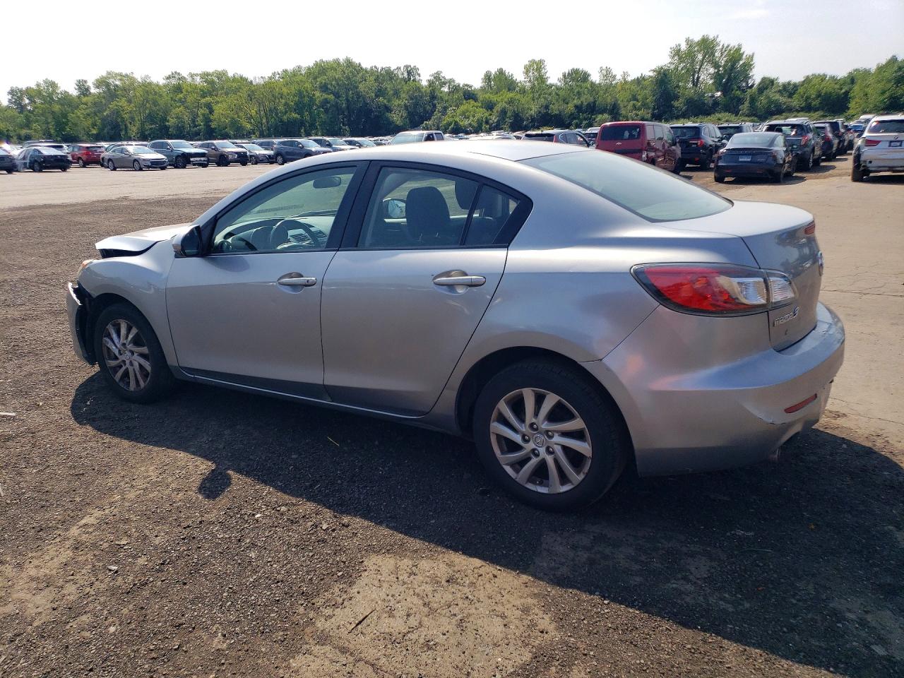 2012 Mazda 3 I Gray vin: JM1BL1V8XC1634631