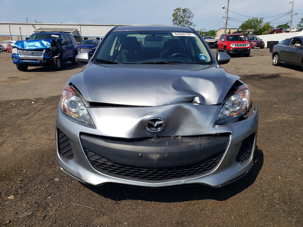 2012 Mazda 3 I Gray vin: JM1BL1V8XC1634631