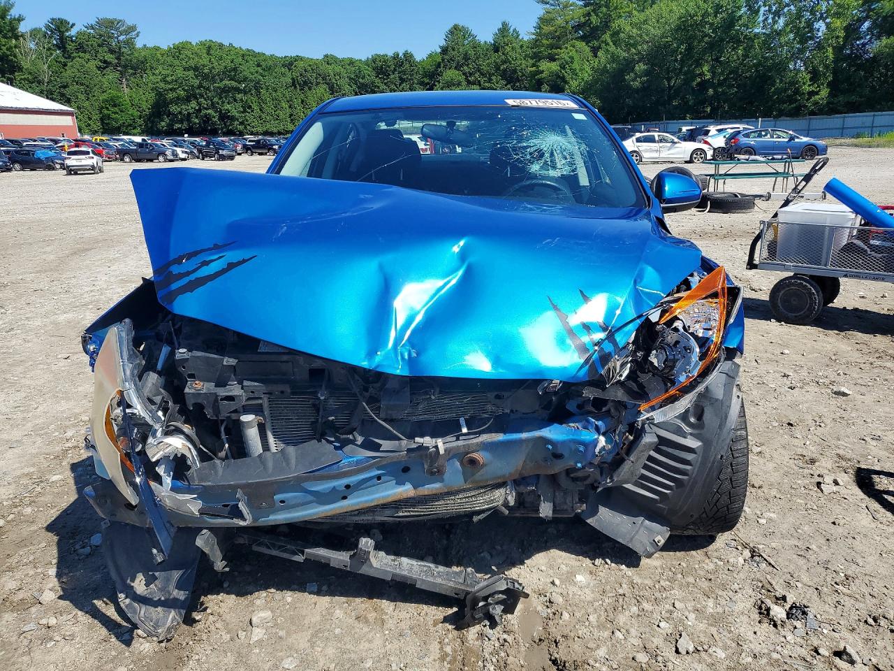 2012 Mazda 3 I Blue vin: JM1BL1V8XC1647783