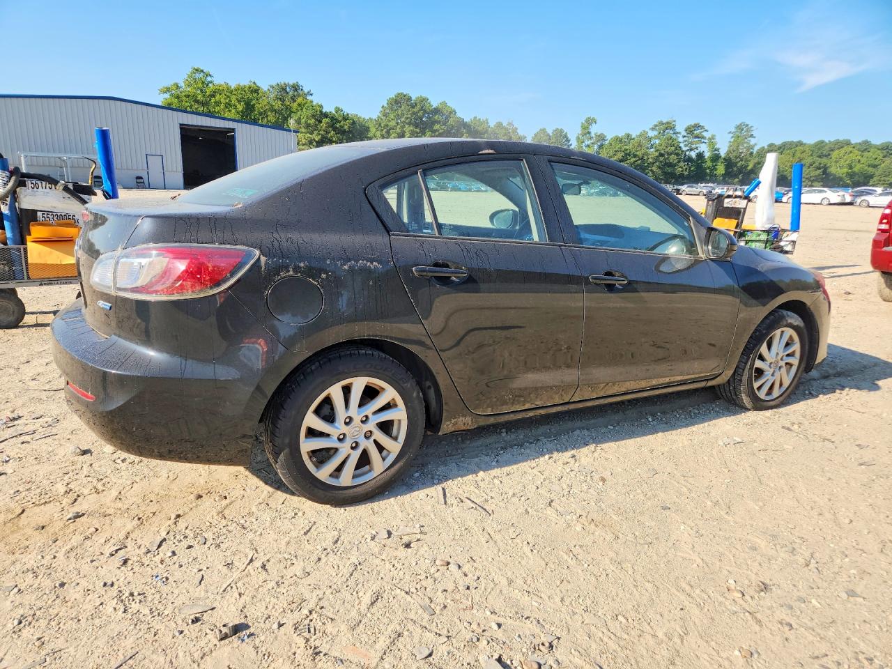 2012 Mazda 3 I Black vin: JM1BL1V8XC1650733