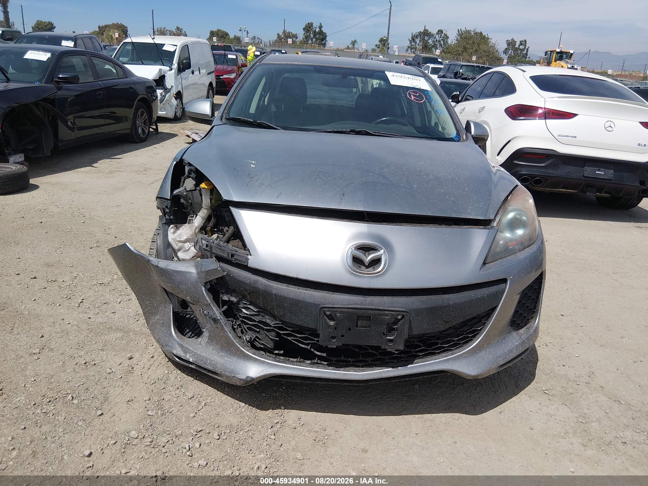 2012 Mazda Mazda3 I Touring Gray vin: JM1BL1V8XC1670383