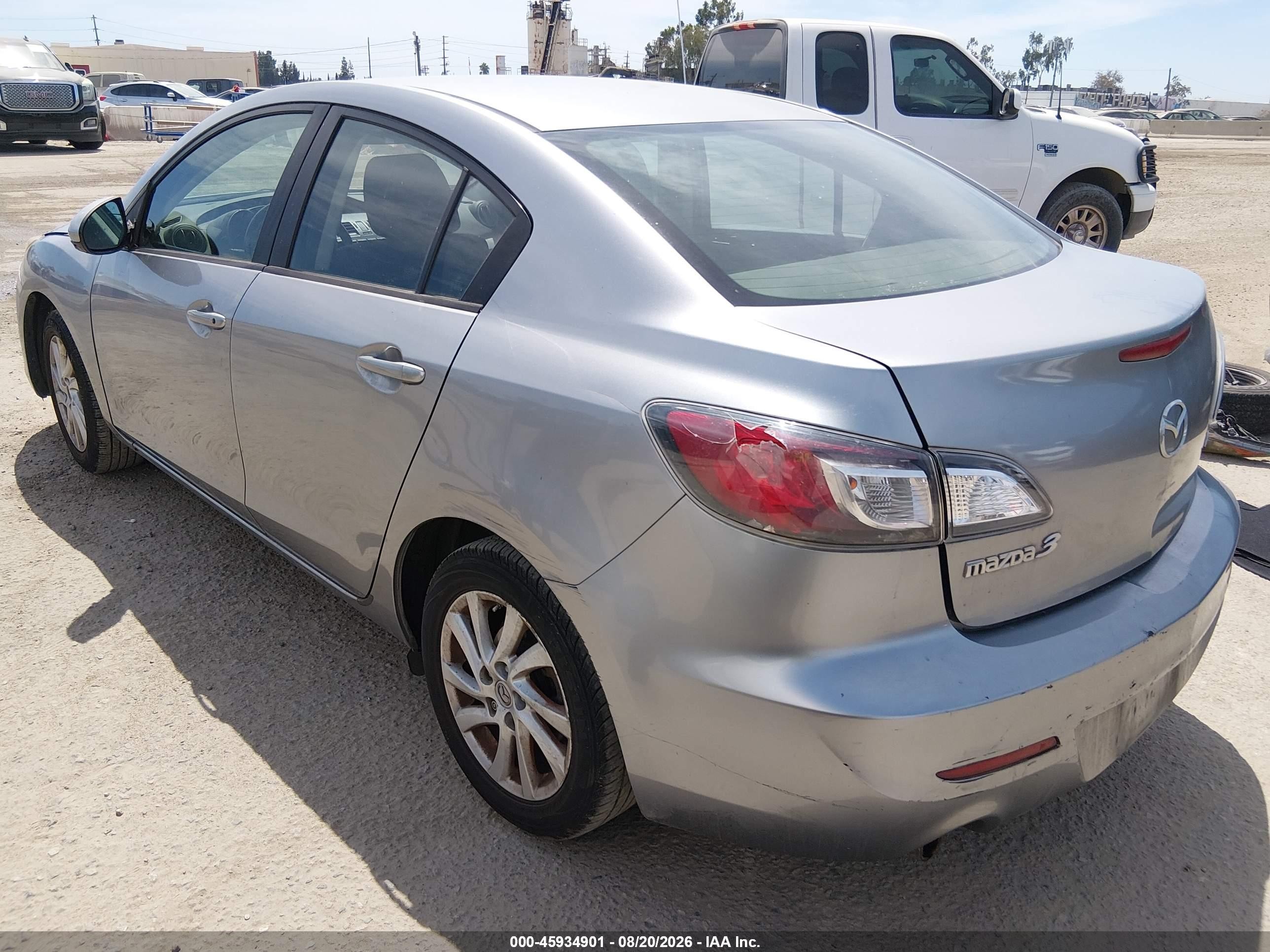 2012 Mazda Mazda3 I Touring Gray vin: JM1BL1V8XC1670383