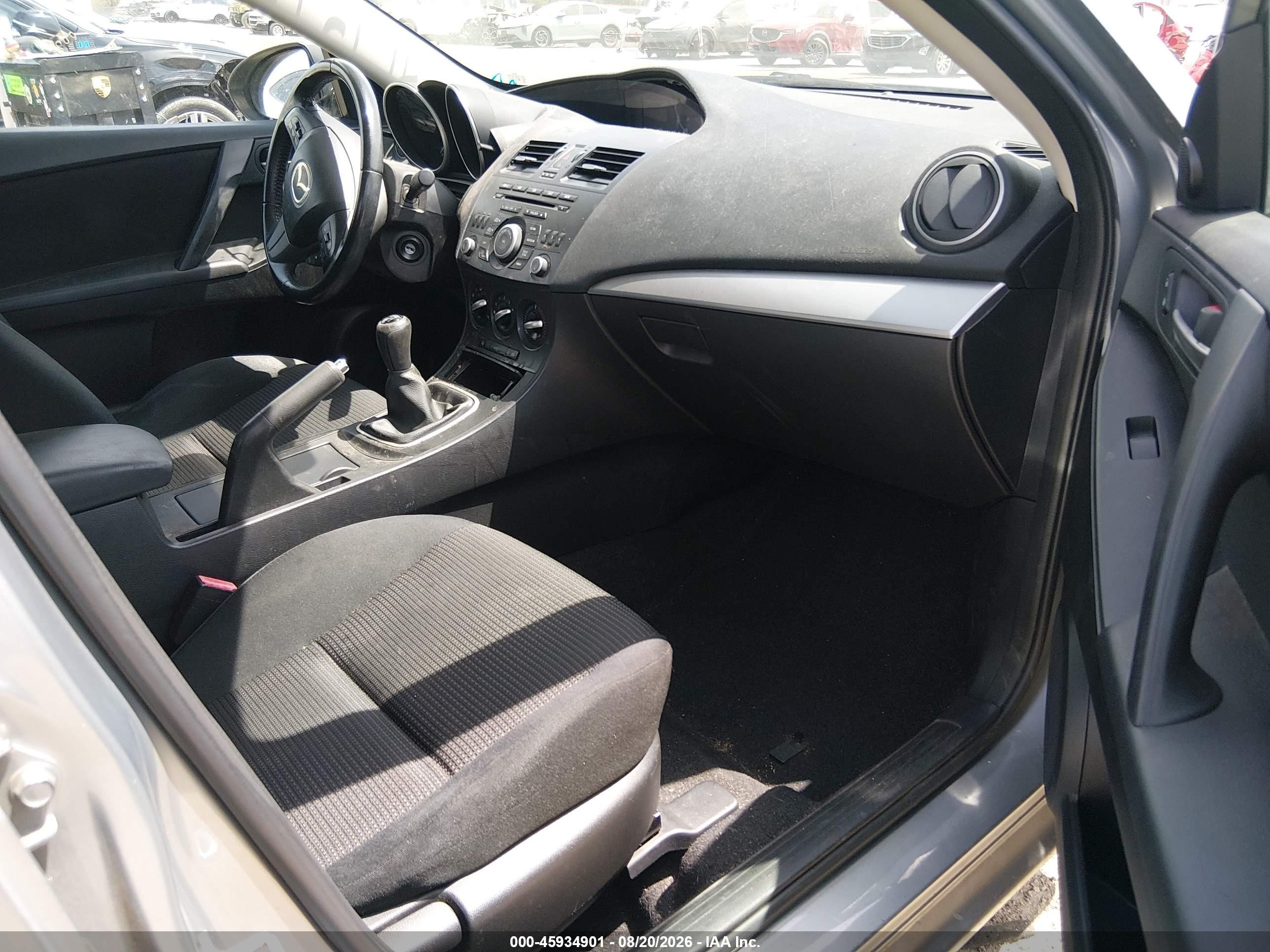 2012 Mazda Mazda3 I Touring Gray vin: JM1BL1V8XC1670383